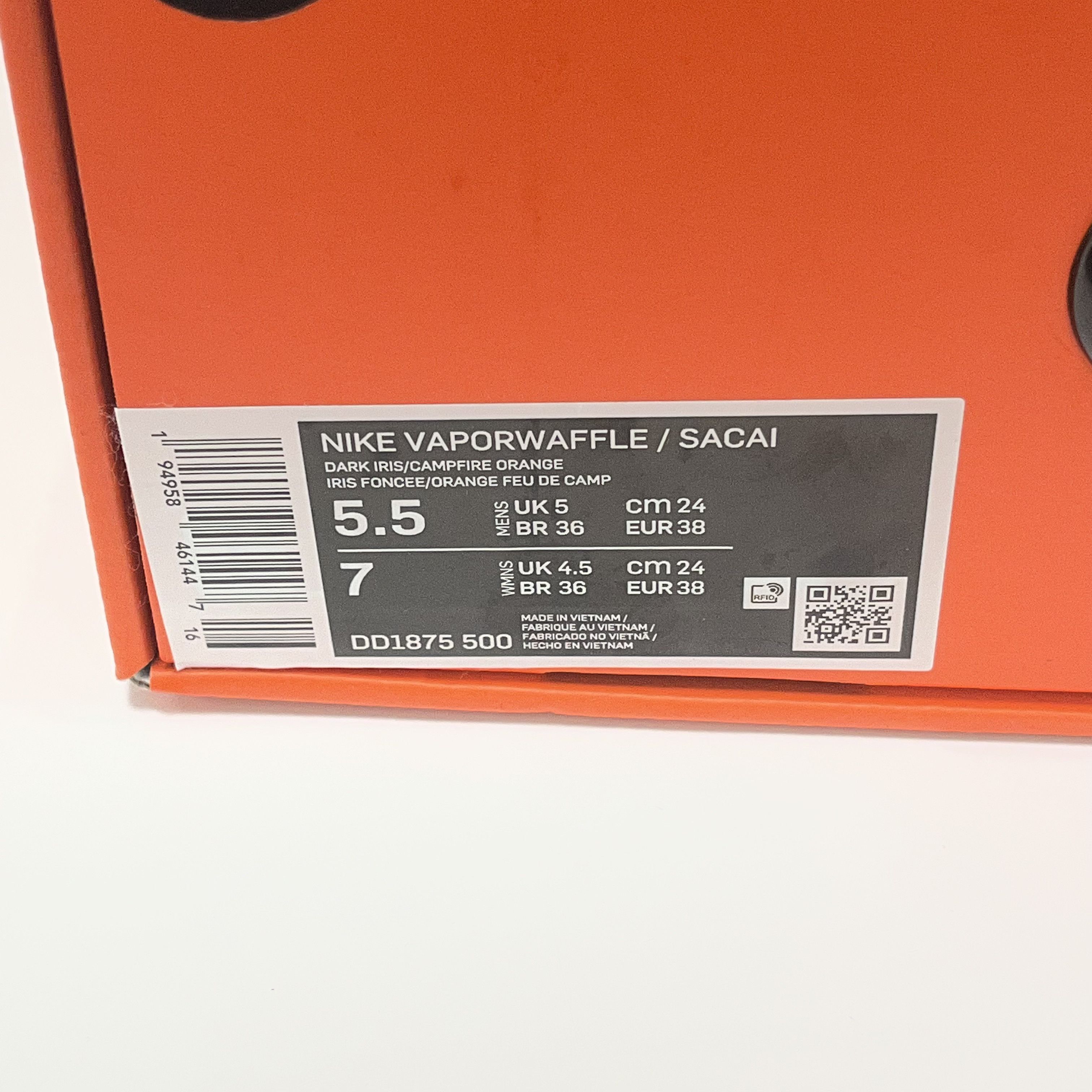 Nike Nike vaporWaffle Sacai Navy iris Size US 5.5 / EU 38 - 8 Thumbnail