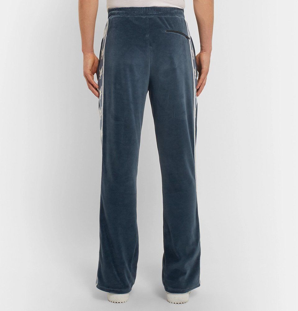 Off-White Blue Velvet / Velours Eagle Track Pants Size US 38 / EU 54 - 2 Thumbnail