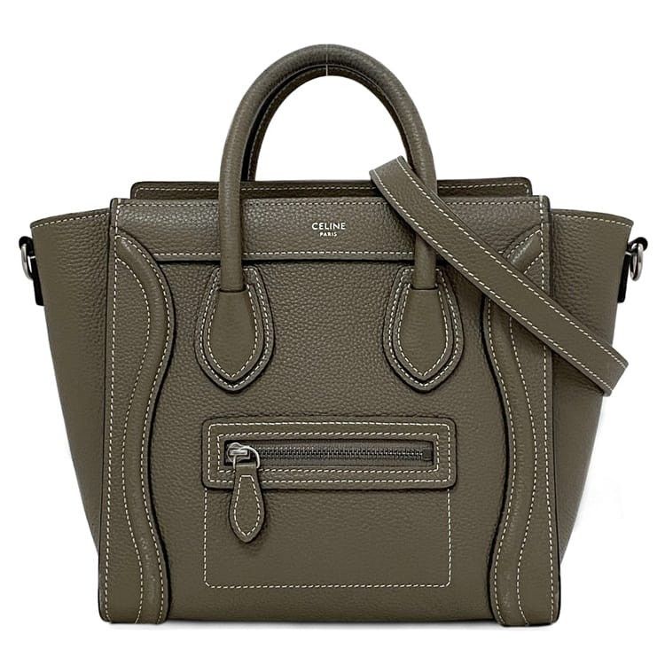 Celine CELINE Shoulder Bag Neutrals Leather Size ONE SIZE - 1 Thumbnail