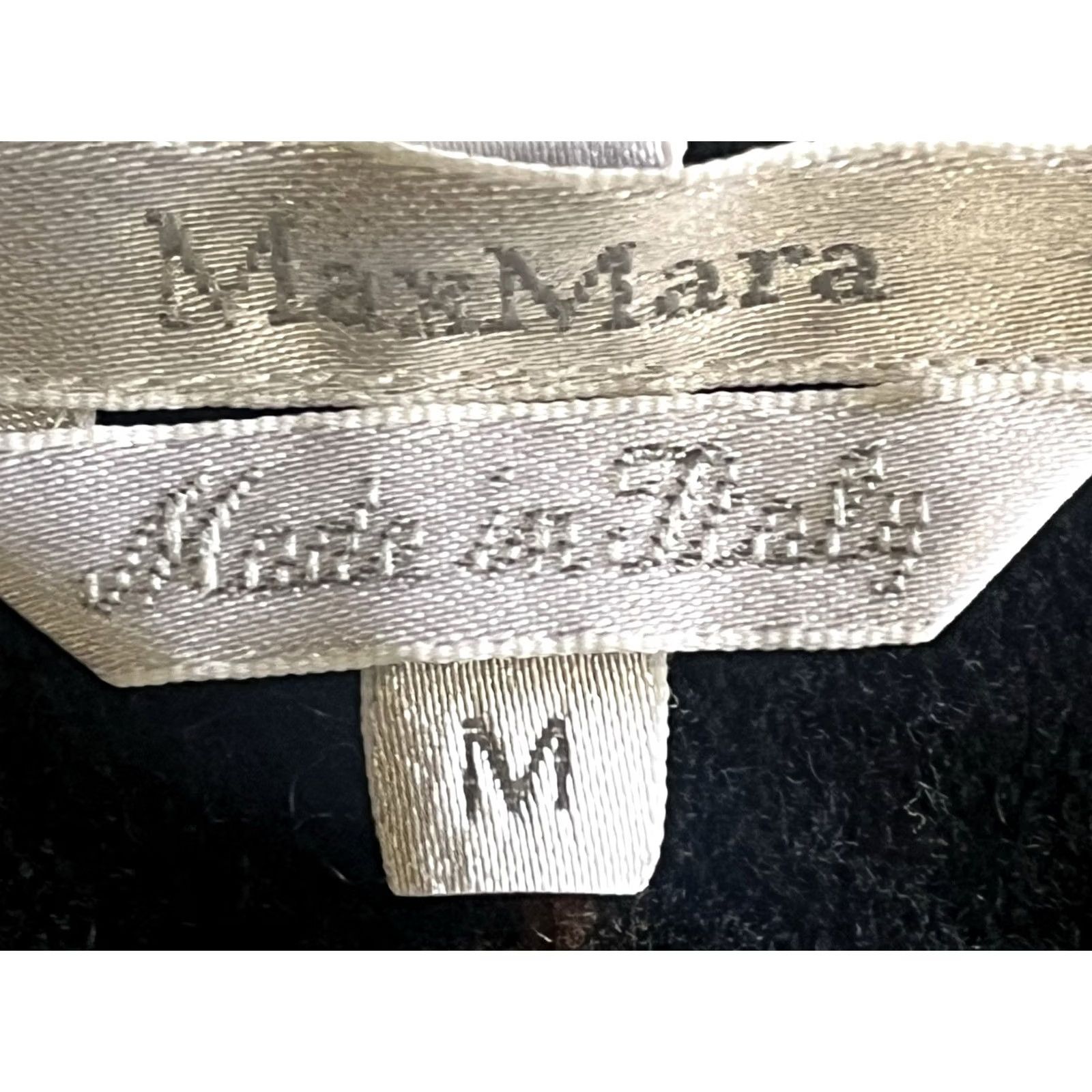 Max Mara Max Mara Striped Cardigan Wool Cashmere Women's Black M Made In Italy Size M / US 6-8 / IT 42-44 - 6 Thumbnail