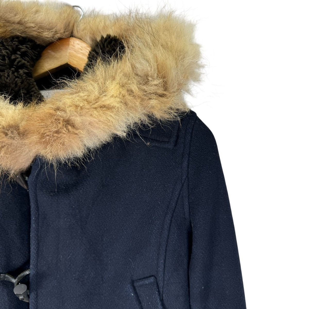 Issey Miyake 🌟SUNAO KUWAHARA ISSEY MIYAKE FUR HOODIE DUFFLE JACKET Size US S / EU 44-46 / 1 - 4 Thumbnail