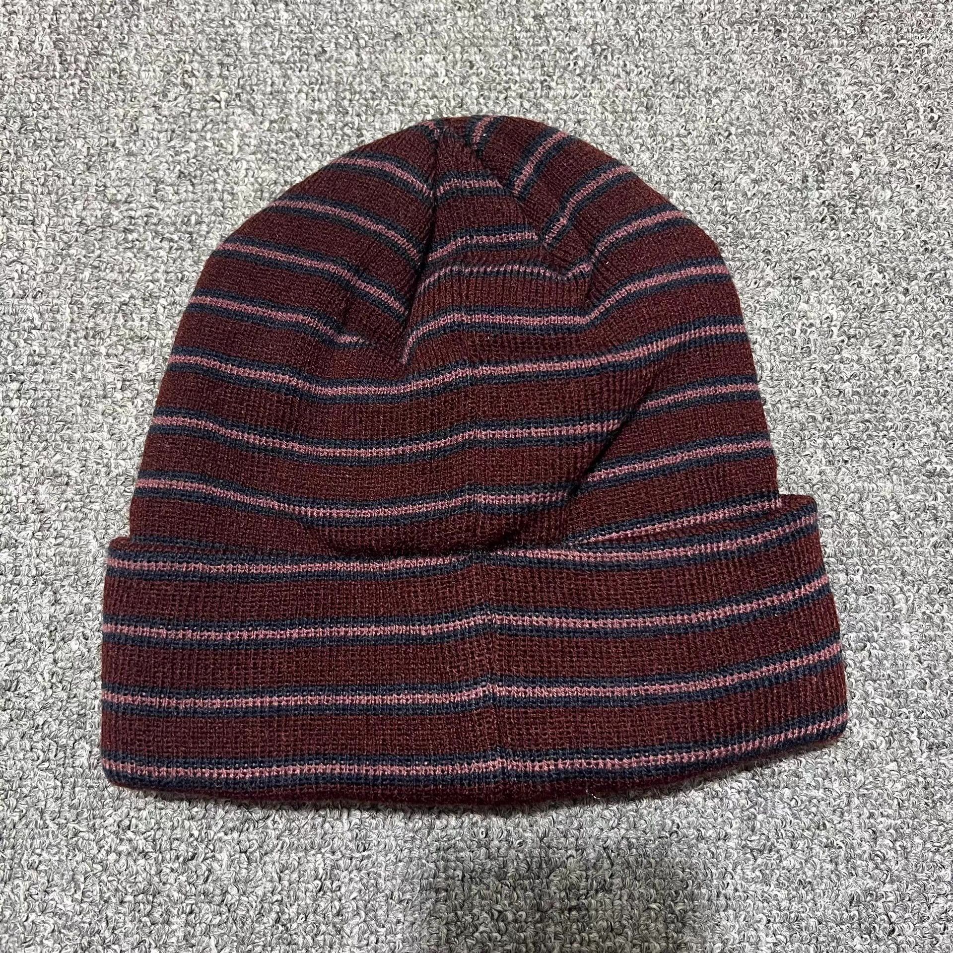 Stussy Stussy Striped Retro Embroidered Knit Beanie Q7 Size ONE SIZE - 9 Thumbnail