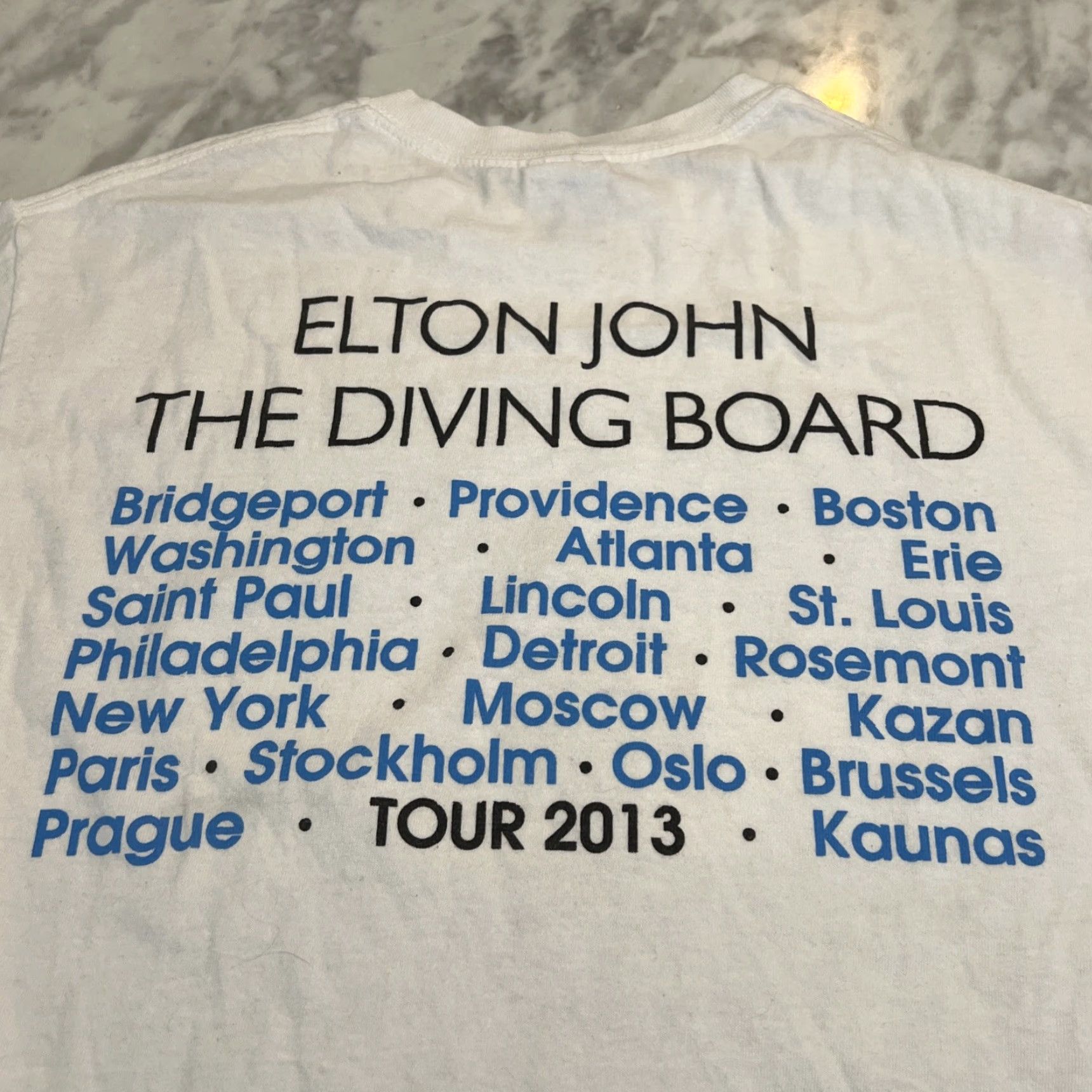 Gildan Elton John 2013 Tour T Shirt Men Small Double Sided Gildan Size US S / EU 44-46 / 1 - 6 Thumbnail