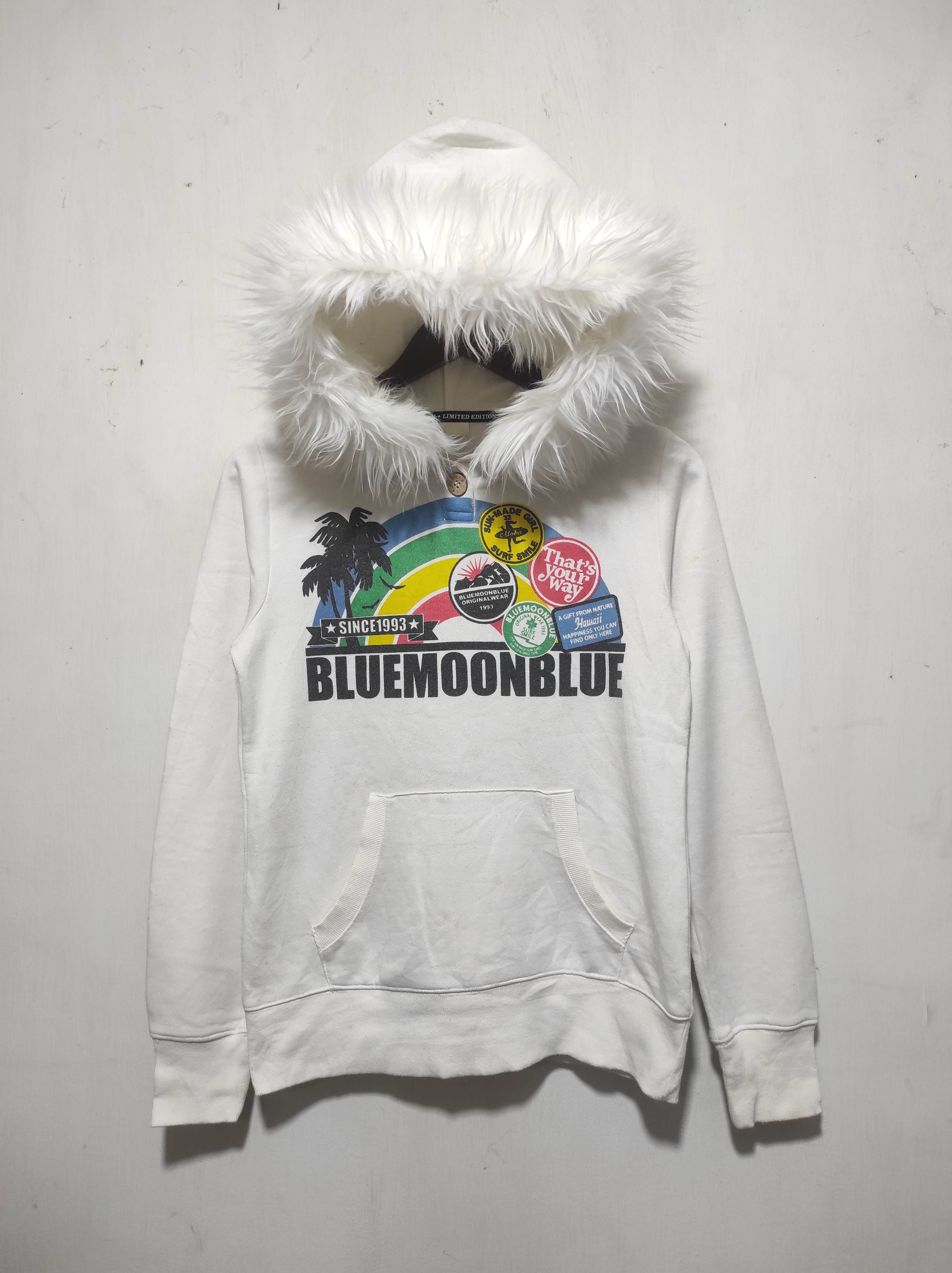 Hysteric Glamour Blue Moon Blue Fur Hoodie i6w9 LGB style Size US XS / EU 42 / 0 - 3 Thumbnail