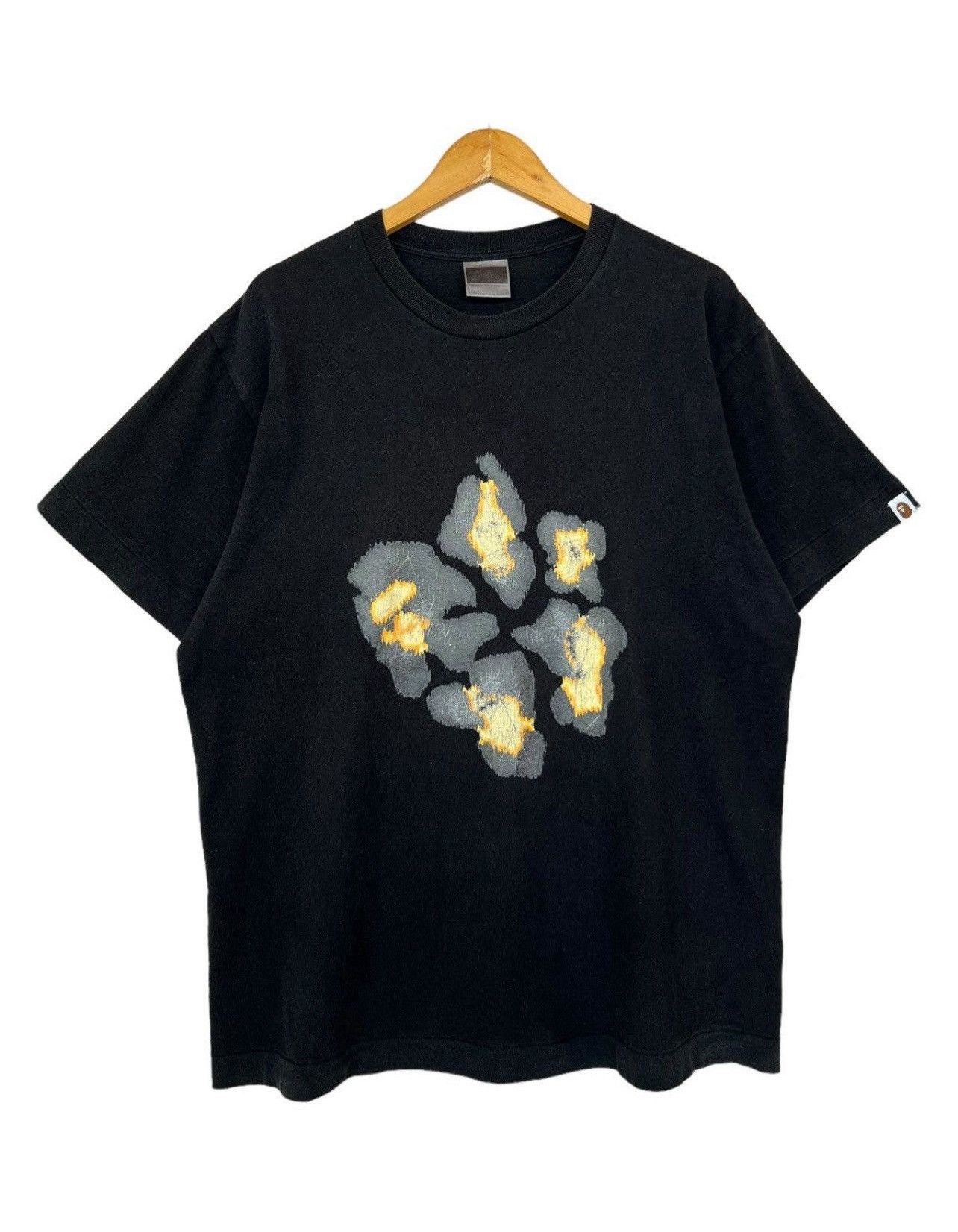 Bape Vintage Bape Motion Logo Black Tees Size US XL / EU 56 / 4 - 1 Thumbnail