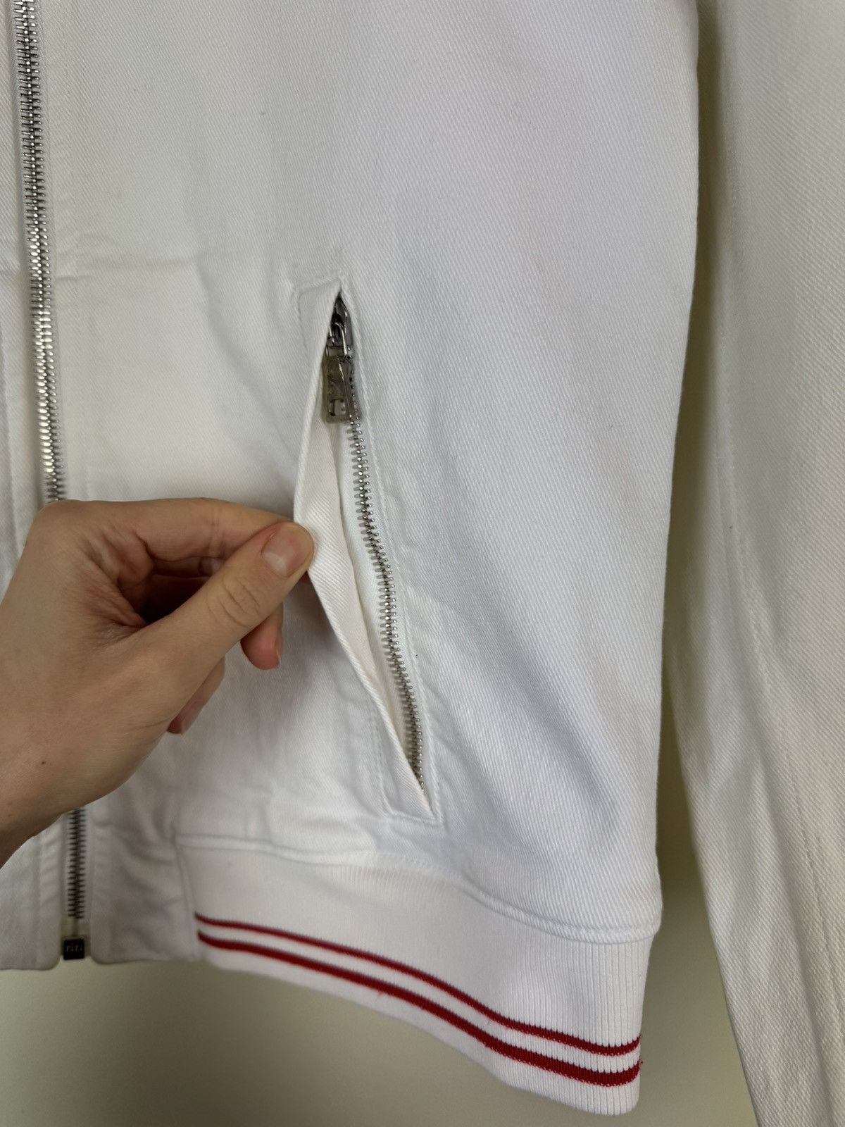 Prada Prada Luna Rosa vintage white denim cotton jacket rare S Size S / US 4 / IT 40 - 7 Thumbnail