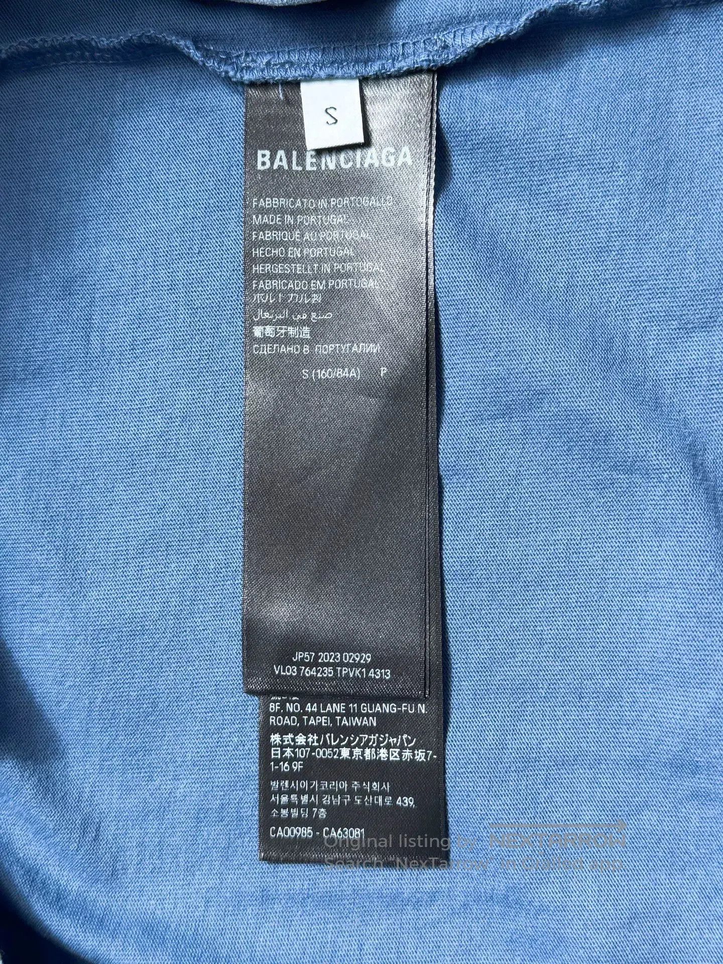 Balenciaga Balenciaga Gradient Logo Short Sleeve T-Shirt. Size S / US 4 / IT 40 - 8 Thumbnail