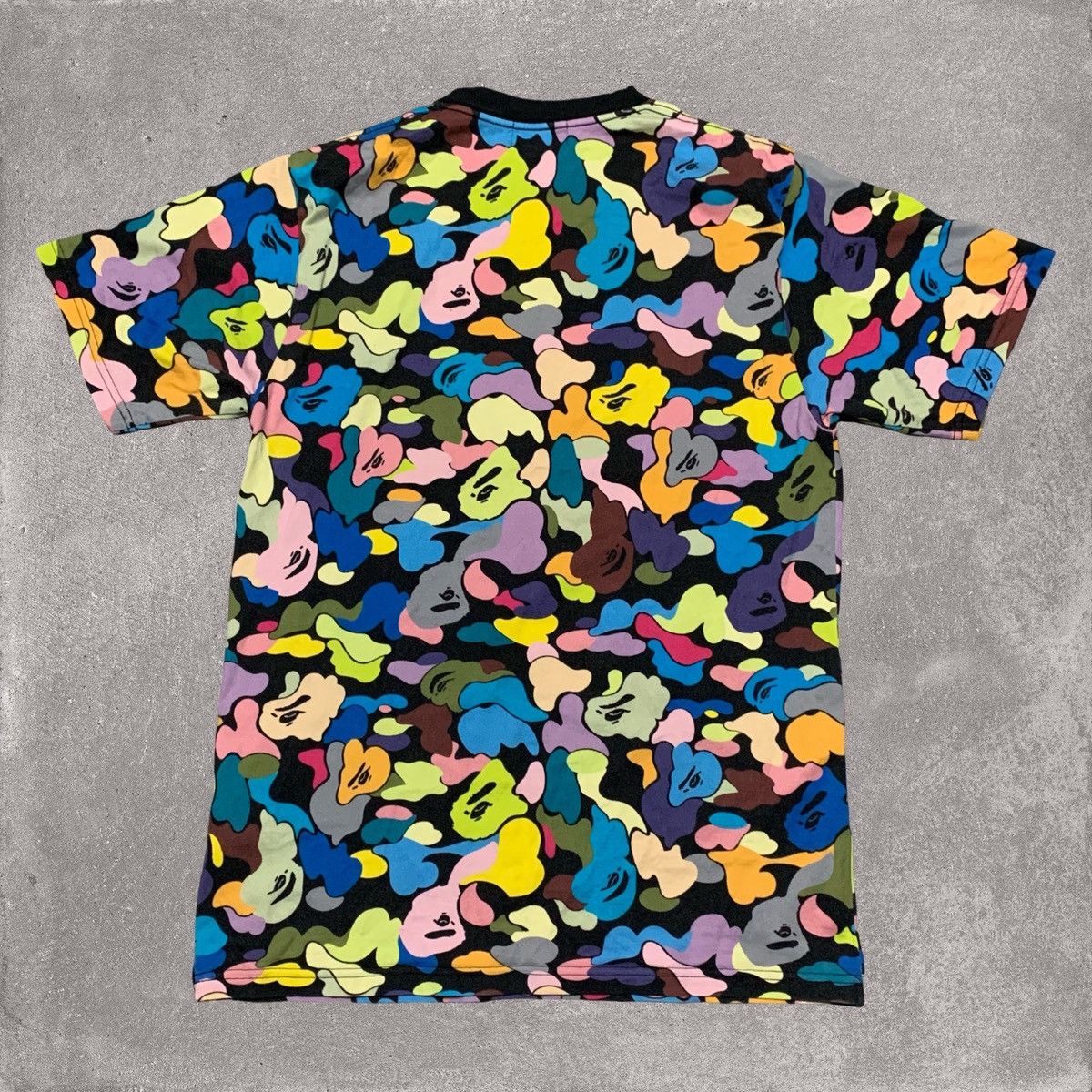 Bape Bape Large Ultimate Multi Camo College Black Tee Bathing Ape Size US L / EU 52-54 / 3 - 2 Thumbnail
