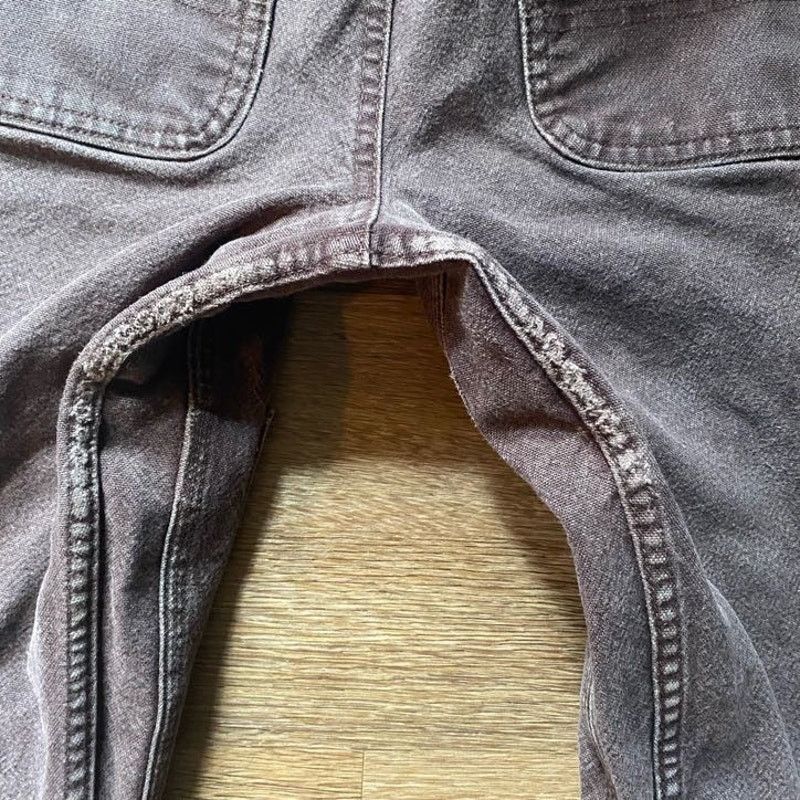 Carhartt Brown Original Fit Double Knee Carhartt Pants Size 32" / US 10 / IT 46 - 7 Thumbnail