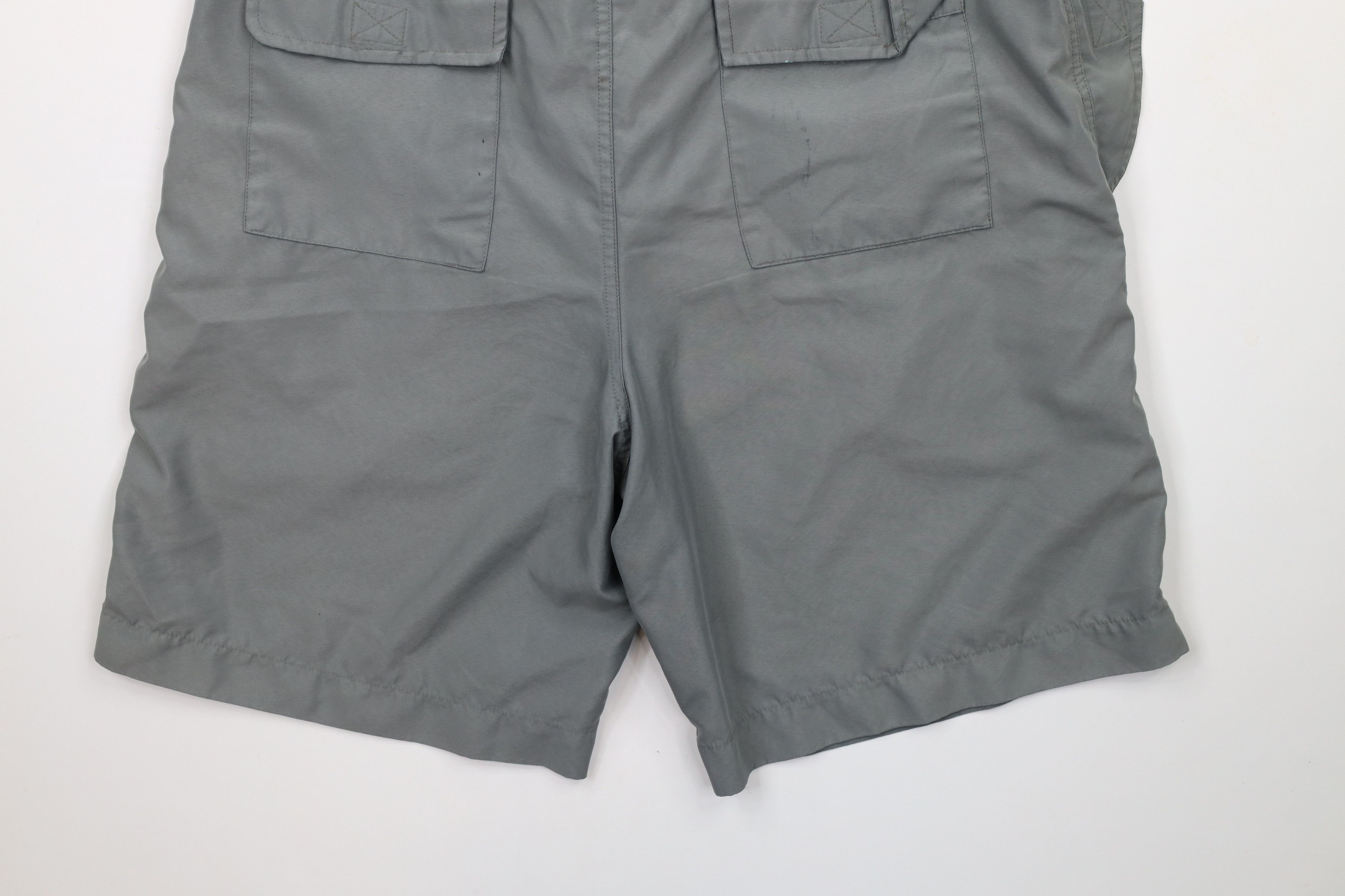 Gap × Vintage Vintage Gap Baggy Fit Microfiber Shorts Gray Polyester Size US 32 / EU 48 - 12 Thumbnail