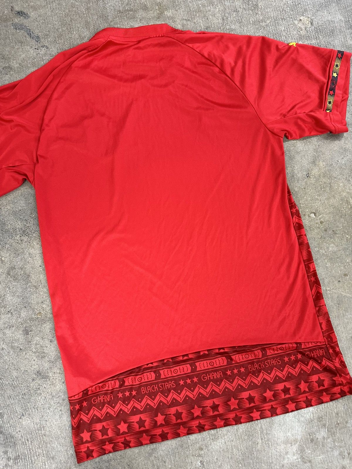 Puma × Vintage 2014 Ghana Soccer Jersey Kit Maglia Away Black Stars Size L / US 10 / IT 46 - 8 Thumbnail