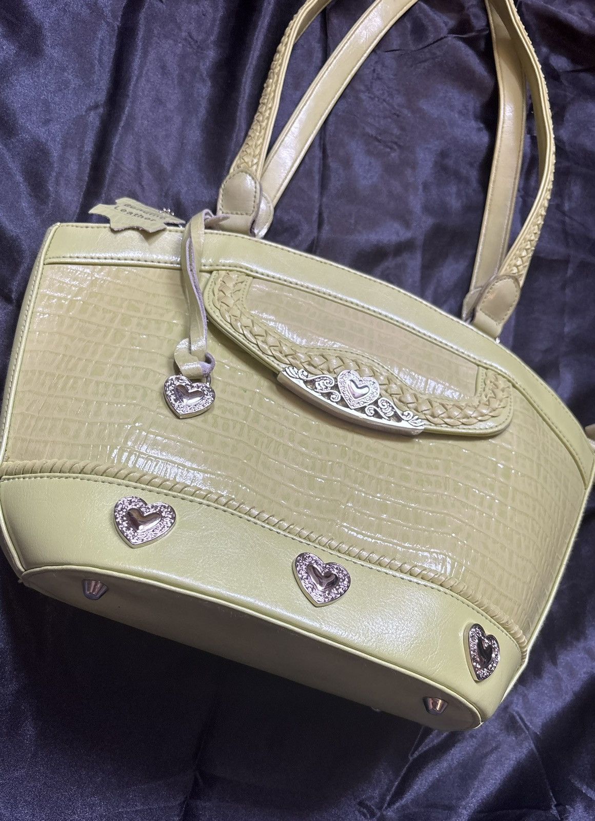 Other Chartreuse bag with heart charms Size ONE SIZE - 2 Thumbnail