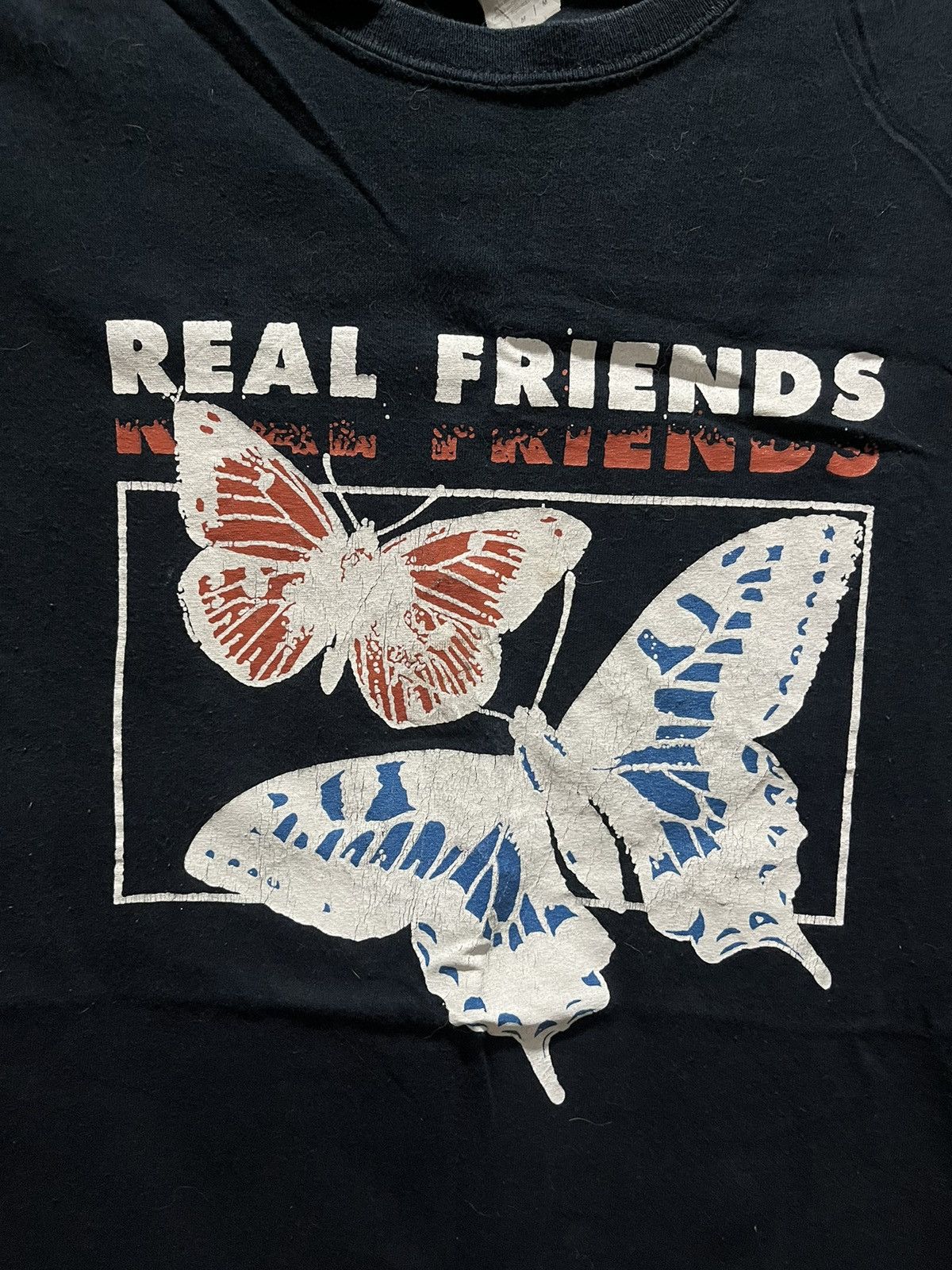 Band Tees Real Friends Emo Rock Pop Punk Band Tee Size US M / EU 48-50 / 2 - 2 Thumbnail