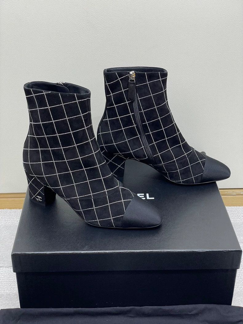 Chanel Chanel Bling Grid Short Boots -2505 Size US 6 / EU 39 - 2 Thumbnail