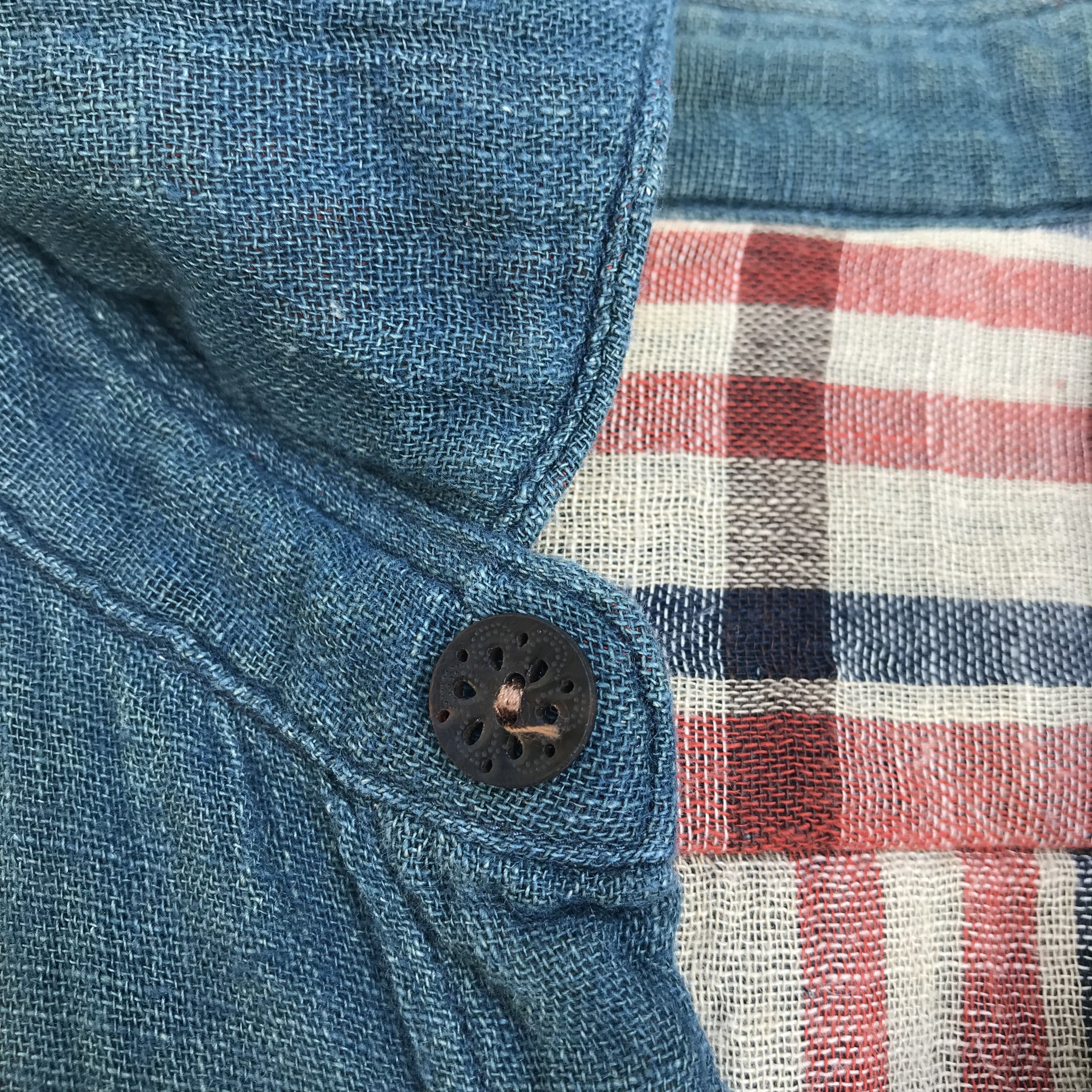 45rpm Vintage 45 Rpm By R indigo Dyed denim jeans shirt Size US M / EU 48-50 / 2 - 3 Thumbnail