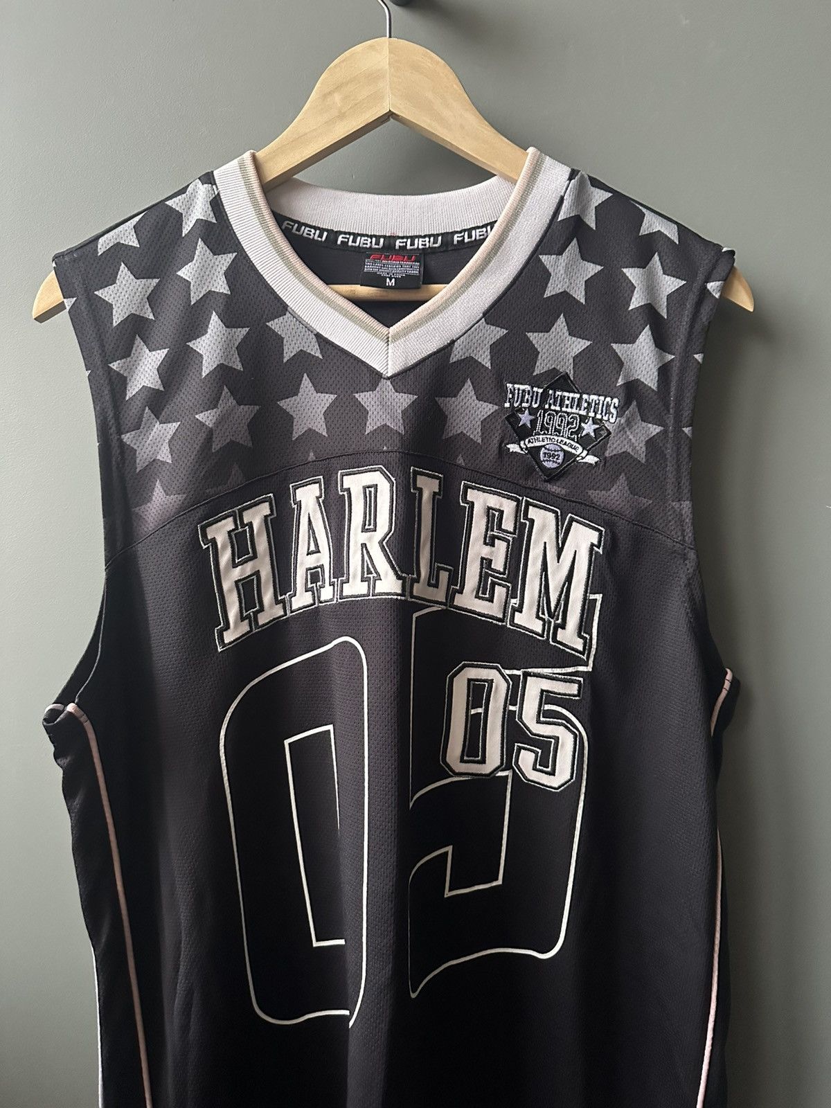 Fubu Fubu Harlem Long Jersey 1992 Size M Size US M / EU 48-50 / 2 - 2 Thumbnail
