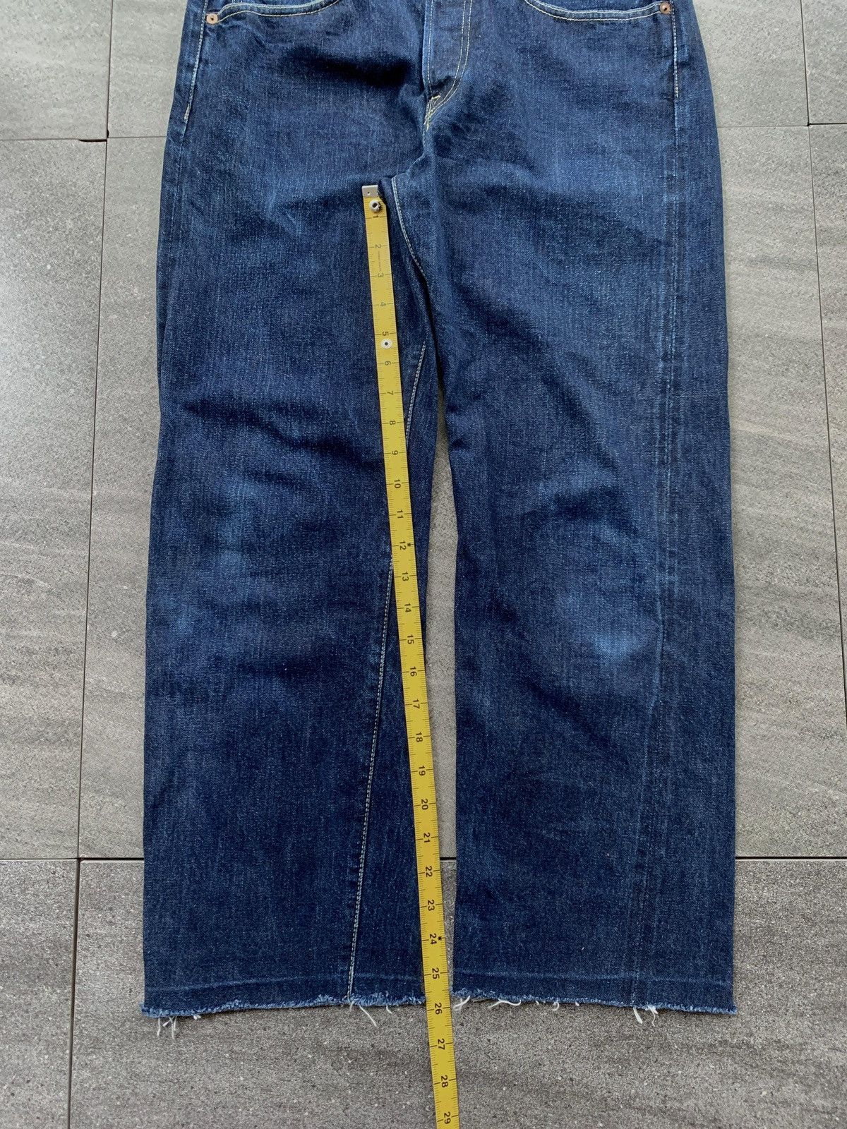 Kapital FREE TAX! Cropped Raw Hemmed Denim Jeans Size US 31 - 17 Thumbnail