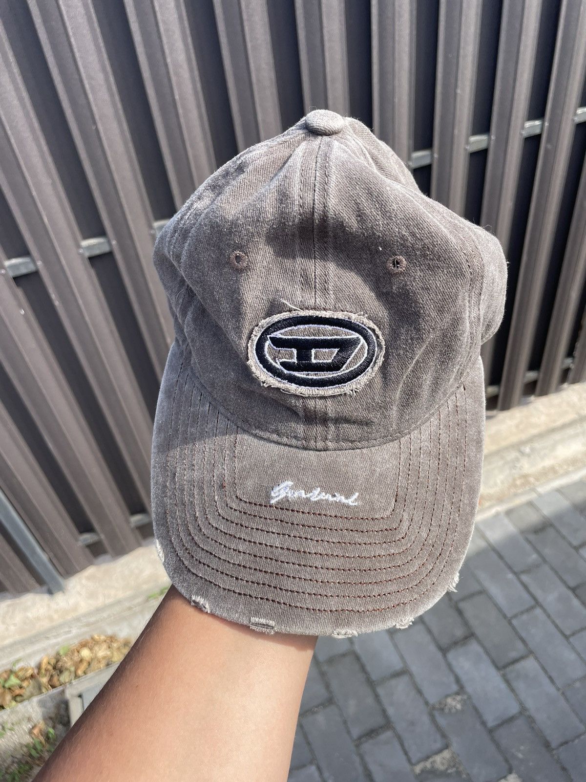 14th Addiction × If Six Was Nine Diesel 90s cap desert hat japan cyber spice chrome rock emo Size ONE SIZE - 2 Thumbnail