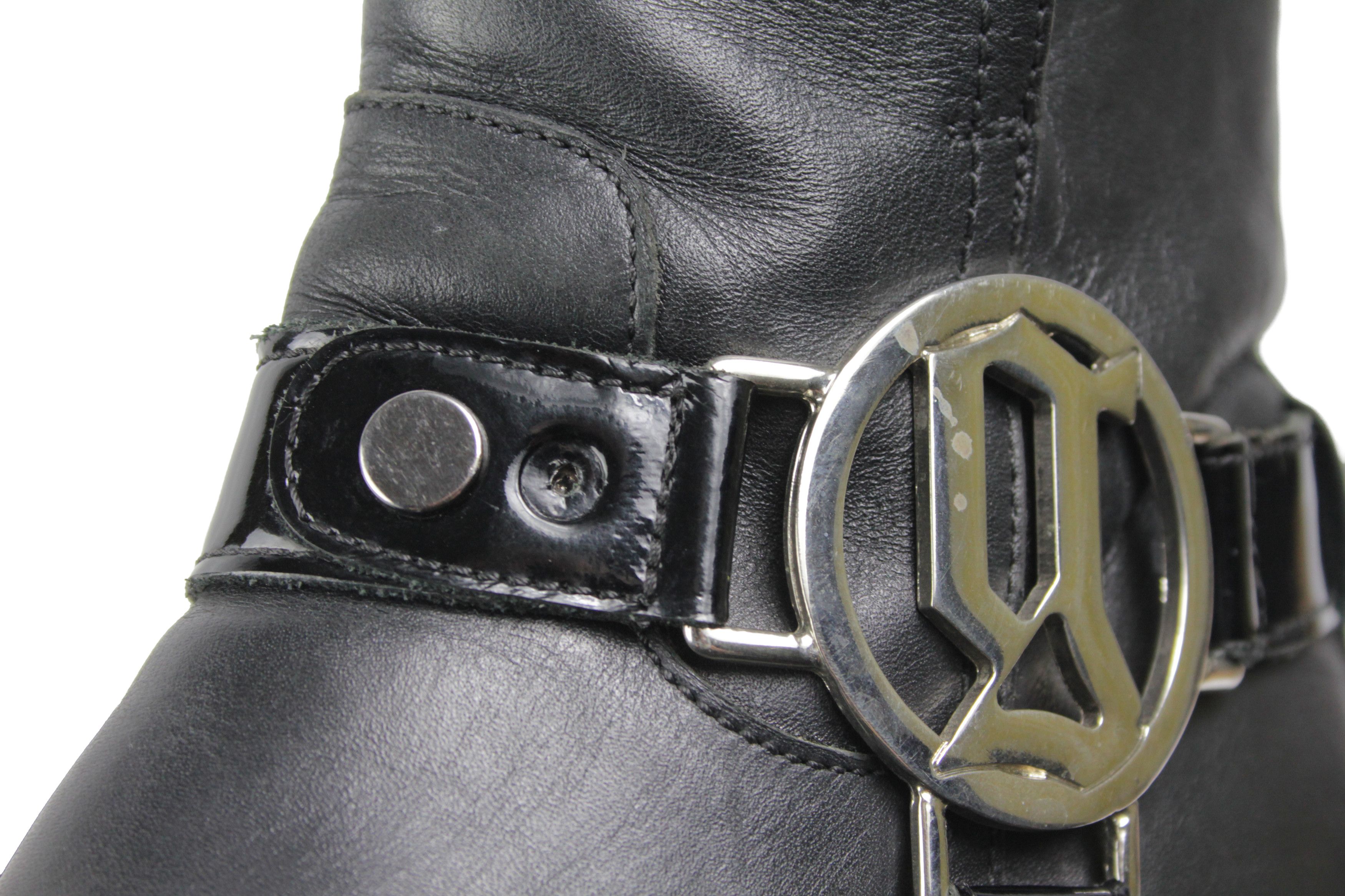 John Galliano Y2K Harness Biker Boots Size US 6 / IT 36 - 7 Thumbnail