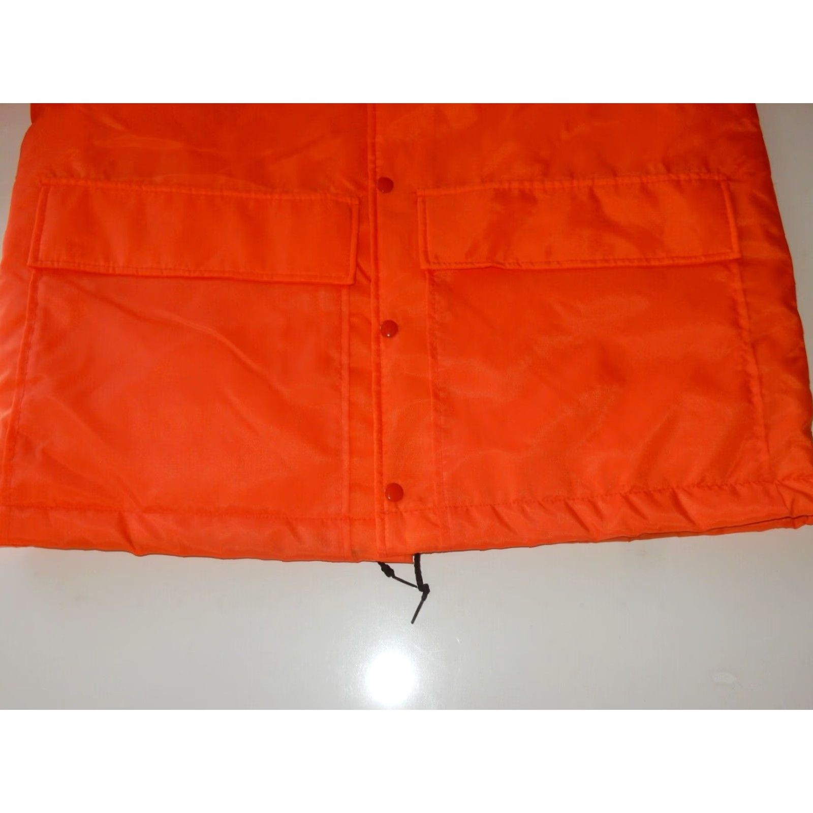 Vintage VINTAGE Butwin Men's Windbreaker Jacket Size L Orange Nylon Denim 80s 90s Made in USA Size US L / EU 52-54 / 3 - 2 Thumbnail