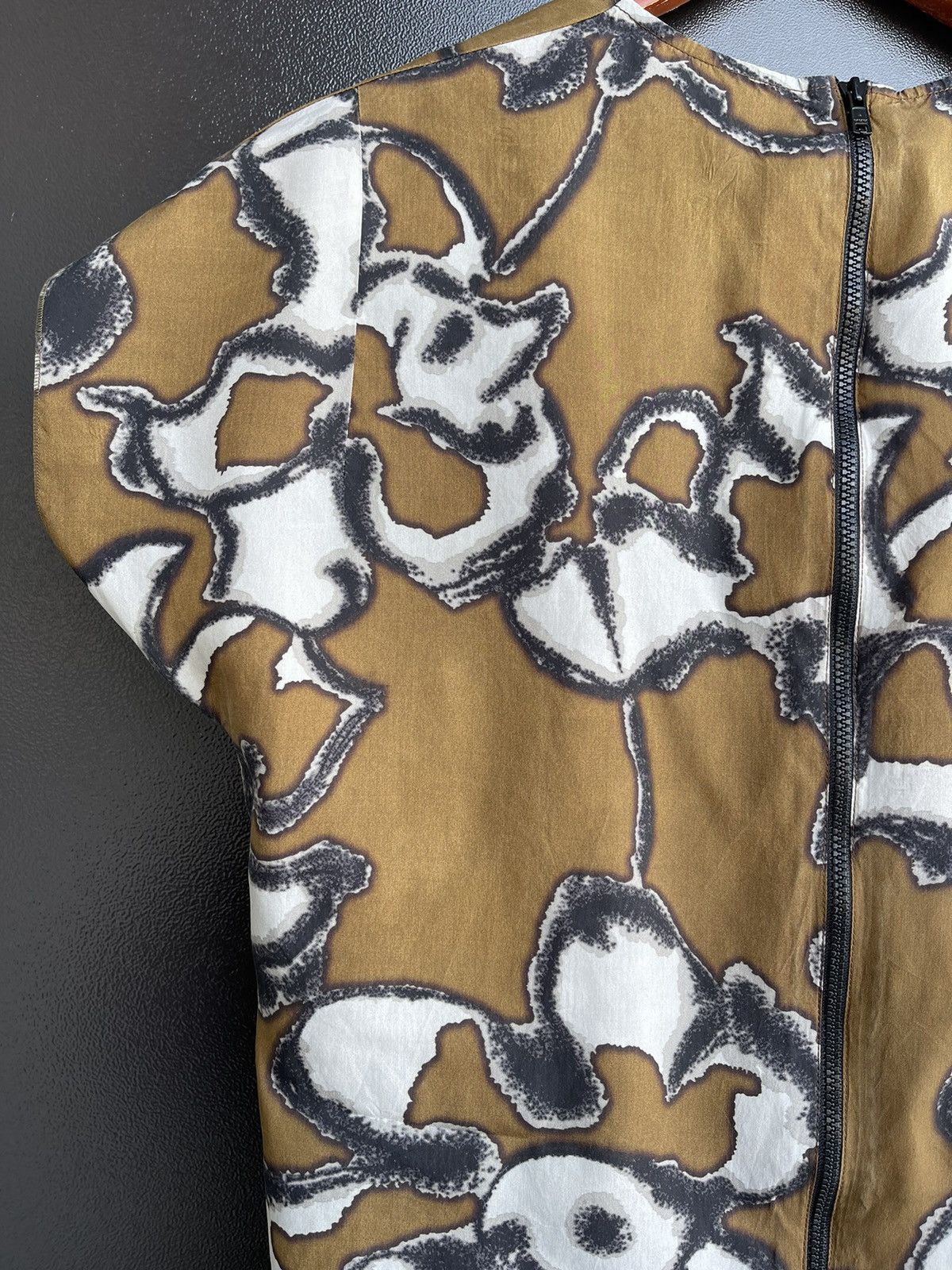 Marni Marni Ruffle All Over Pattern Silk Dress – Made in Italy 🇮🇹 Size XS / US 0-2 / IT 36-38 - 9 Thumbnail