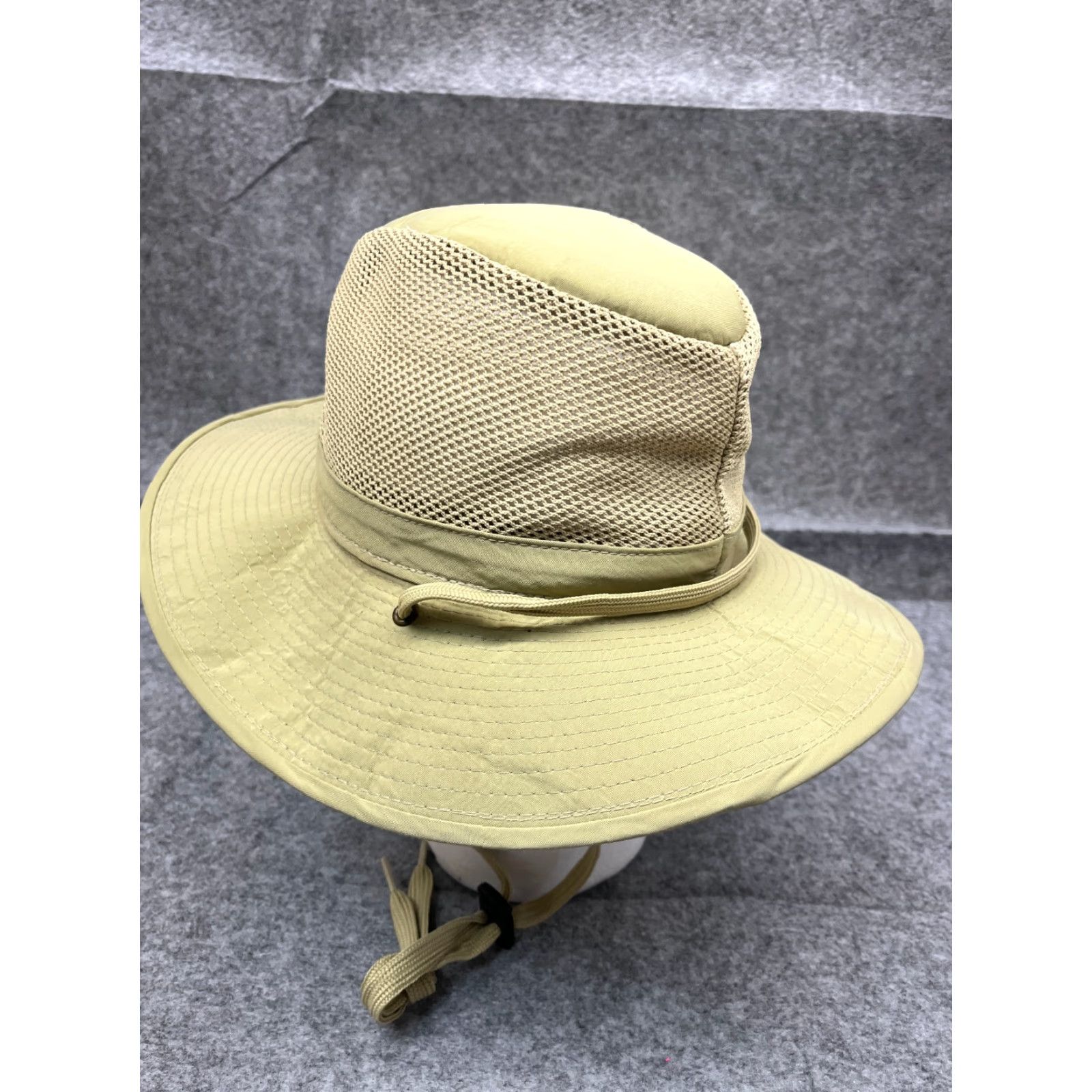 Vintage VINTAGE Henschel Sun Bucket Hat Unisex Adults Small Beige Cotton Blend Summer Outdoor Travel Casual Size ONE SIZE - 5 Thumbnail