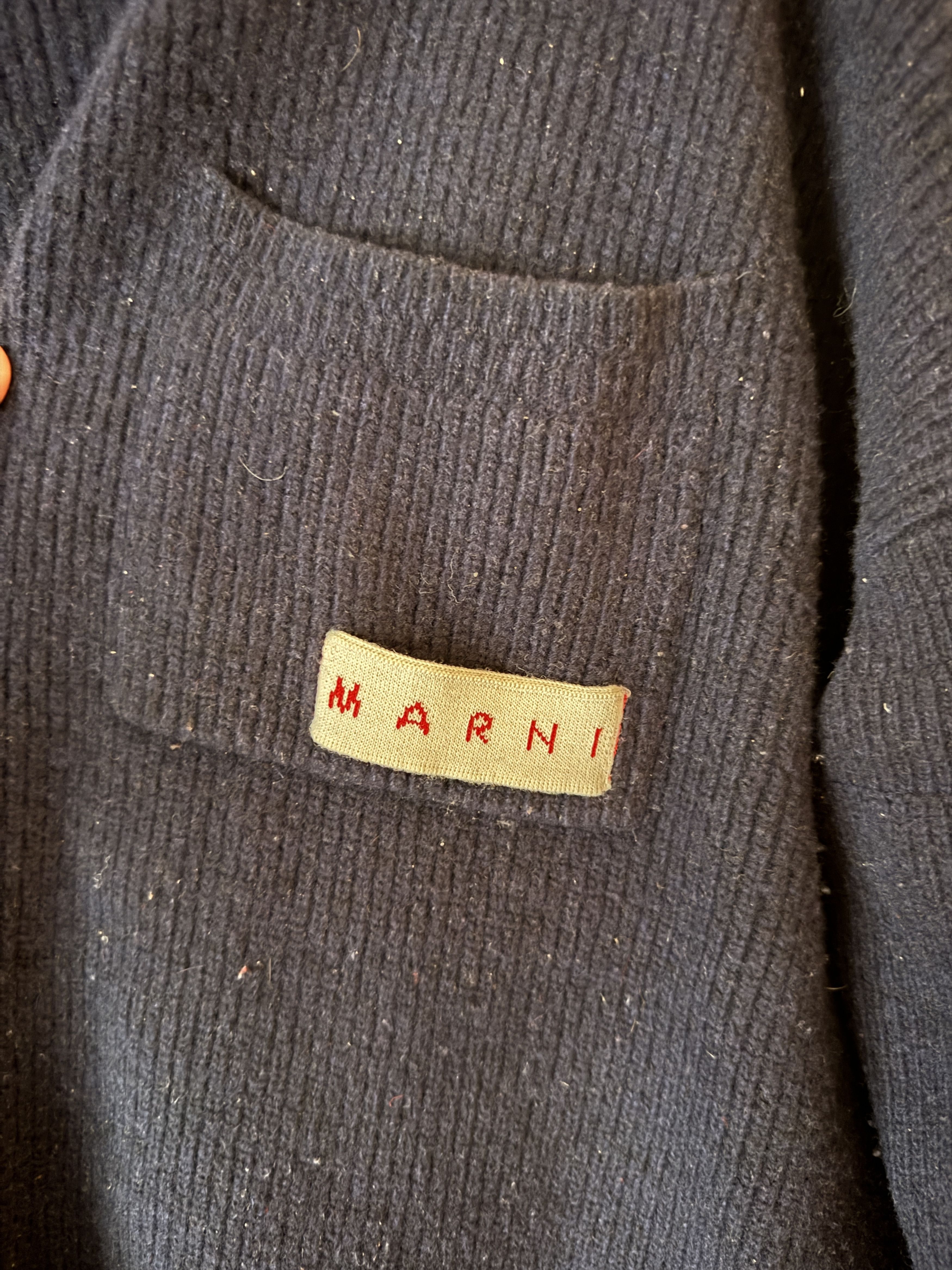 Marni Marni Asymmetrical Deconstructed Knit Sweater Size US L / EU 52-54 / 3 - 3 Thumbnail
