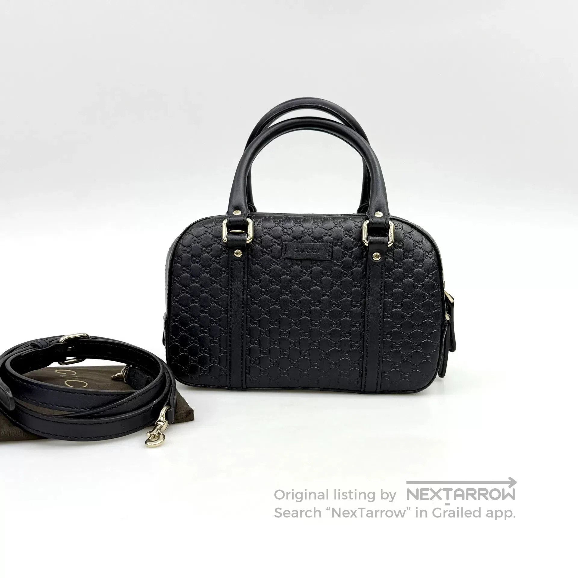 Gucci Gucci GG Embossed Leather Boston Bag. Size ONE SIZE - 1 Thumbnail