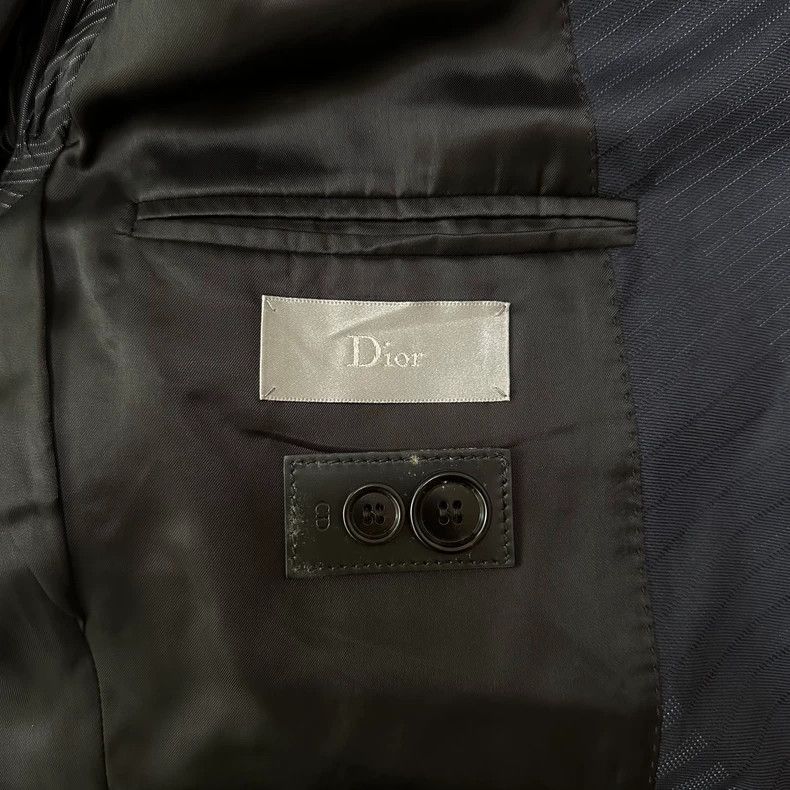 Dior Dior 15ss striped stitching wool cover jacket 2501-Nextarro Size US S / EU 44-46 / 1 - 5 Thumbnail