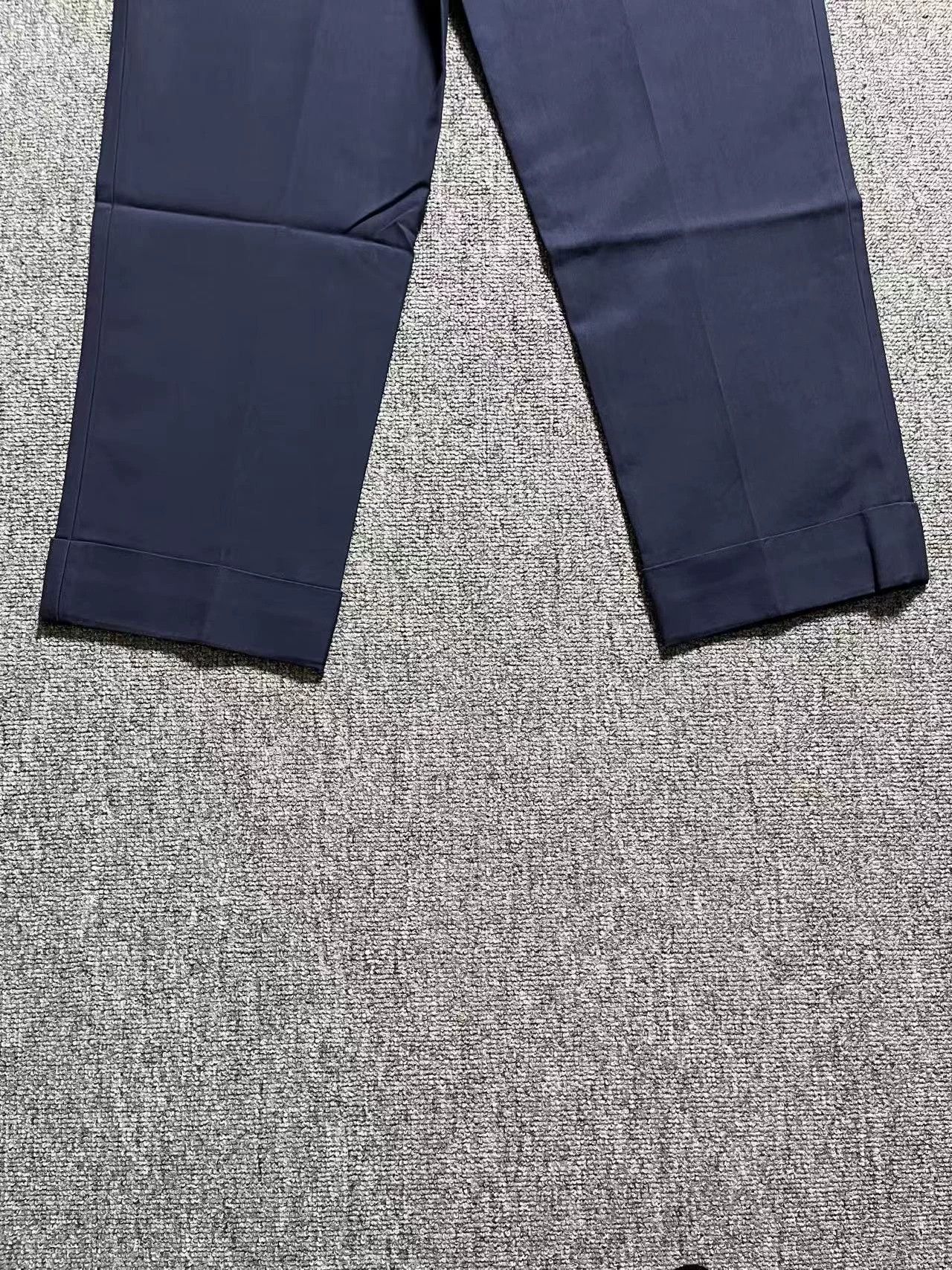 Dior Dior Men's 23FW Straight Cuffed CD Embroidered Navy Pants 44 Size US 29 - 4 Thumbnail