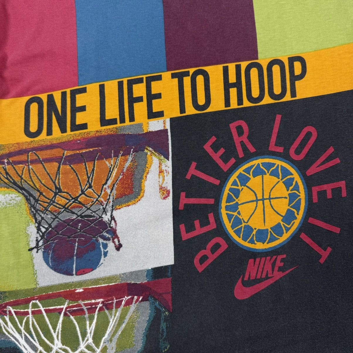 Nike Vintage 90s Nike “One Life To Hoop” Jordan NBA T Shirt tee Size US XL / EU 56 / 4 - 5 Thumbnail