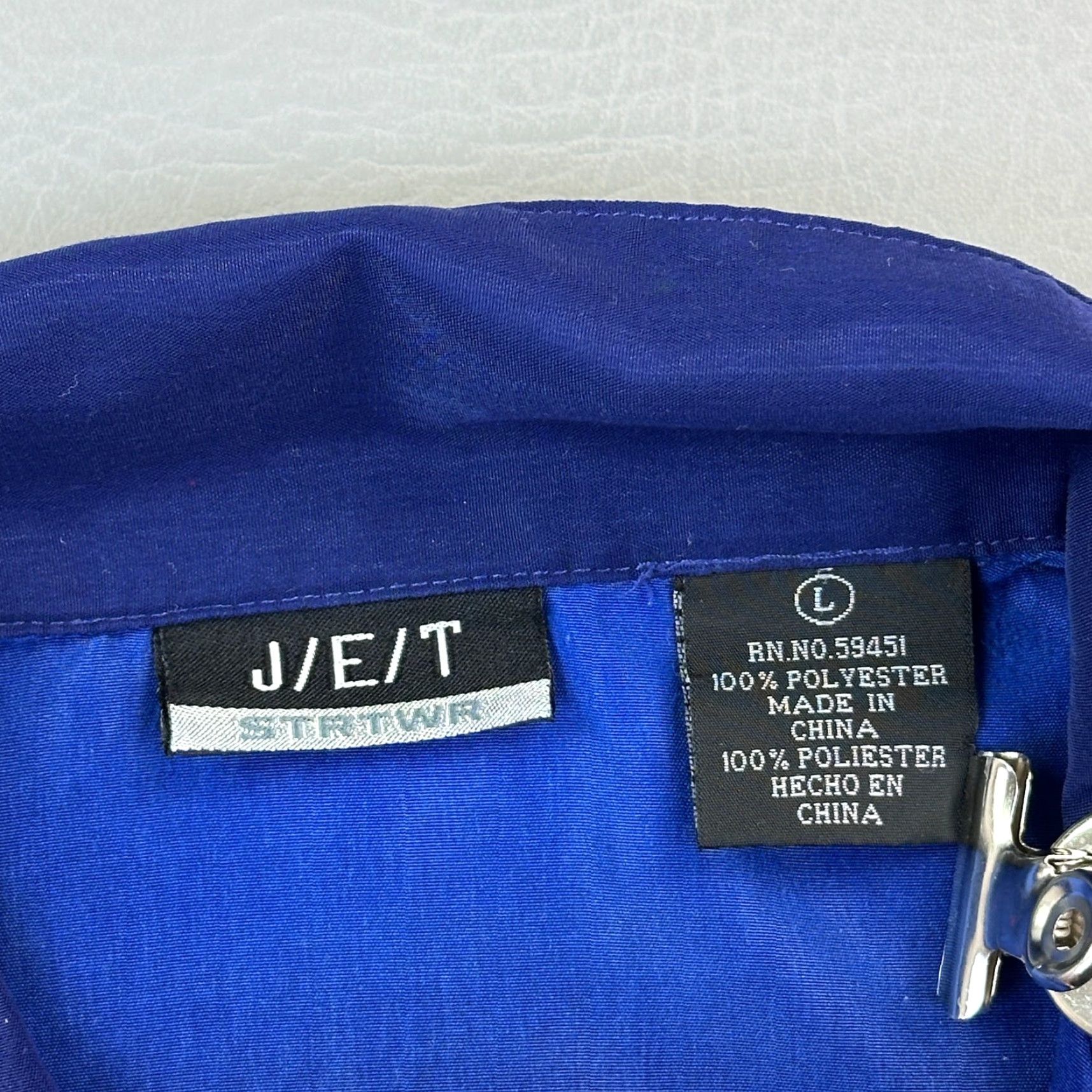Vintage Vintage J/E/T STRTWR Shirt Mens Large Blue Pool Billiards Cigar Button Up Y2K Size US L / EU 52-54 / 3 - 4 Thumbnail