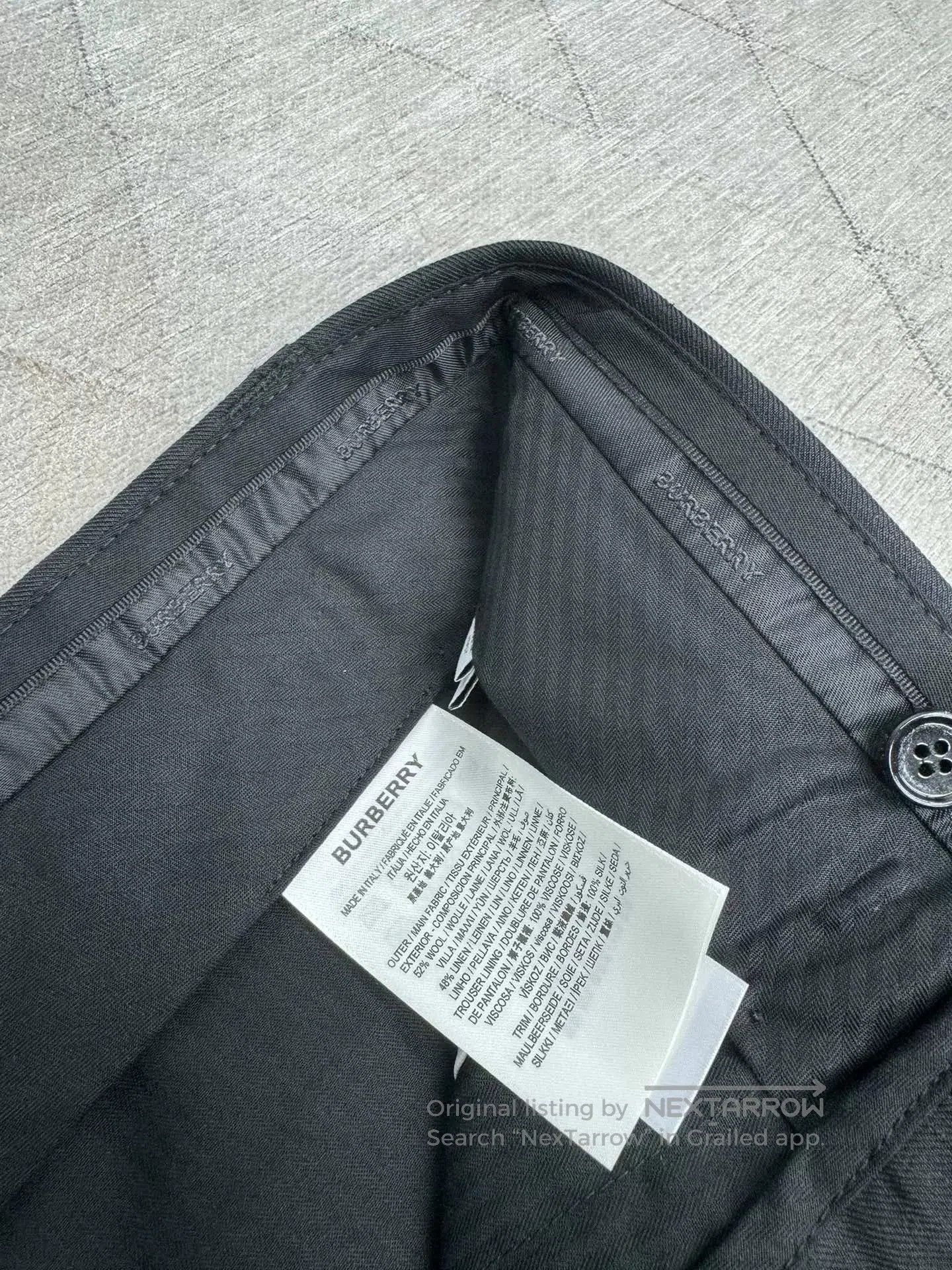 Burberry Burberry 2023 SS Wool Silk Casual Trousers. Size US 28 / EU 44 - 2 Thumbnail