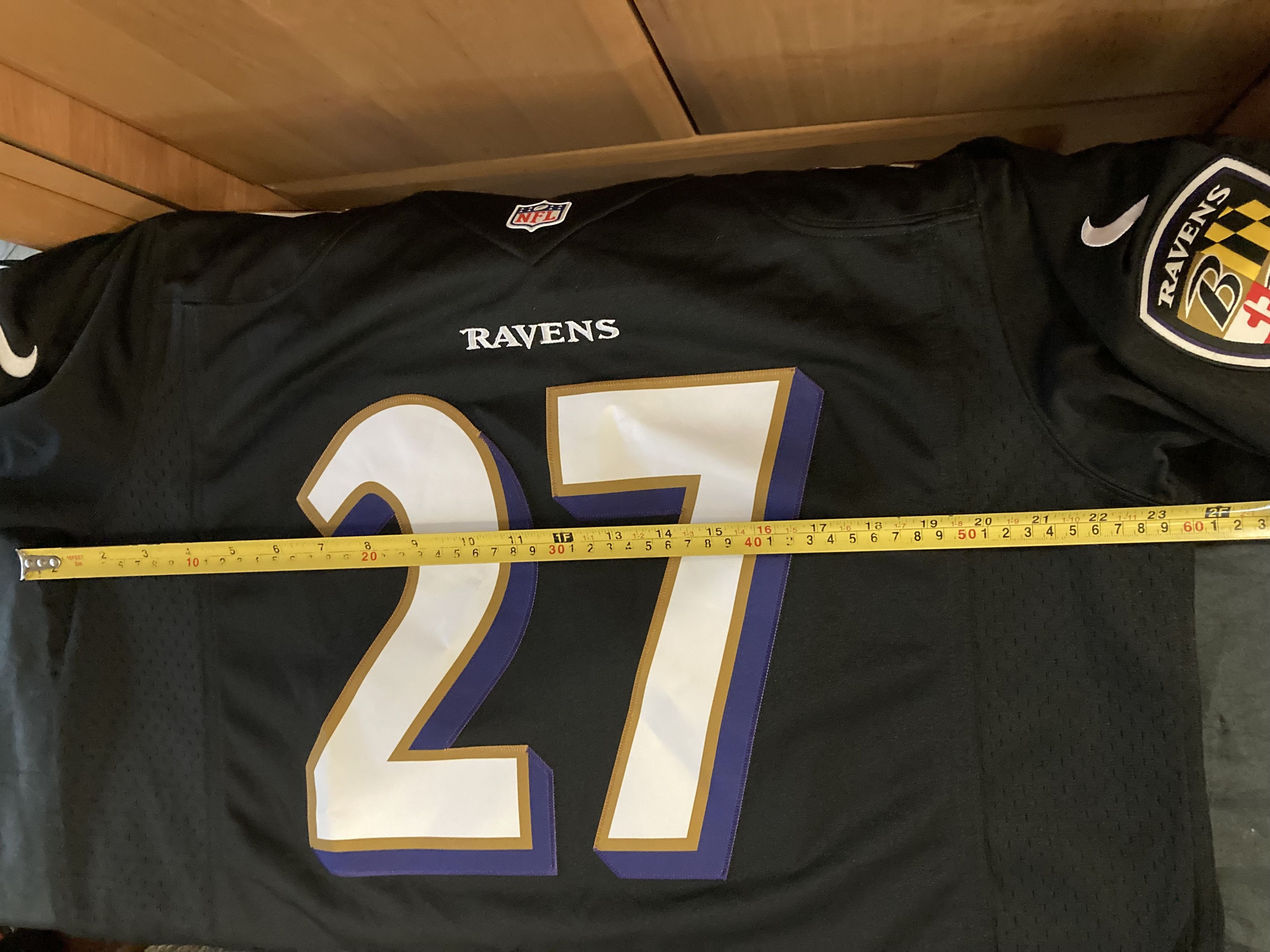 Nike Ray Rice Nike NFL Jersey Baltimore Ravens #27 Stitched Size US XL / EU 56 / 4 - 10 Thumbnail