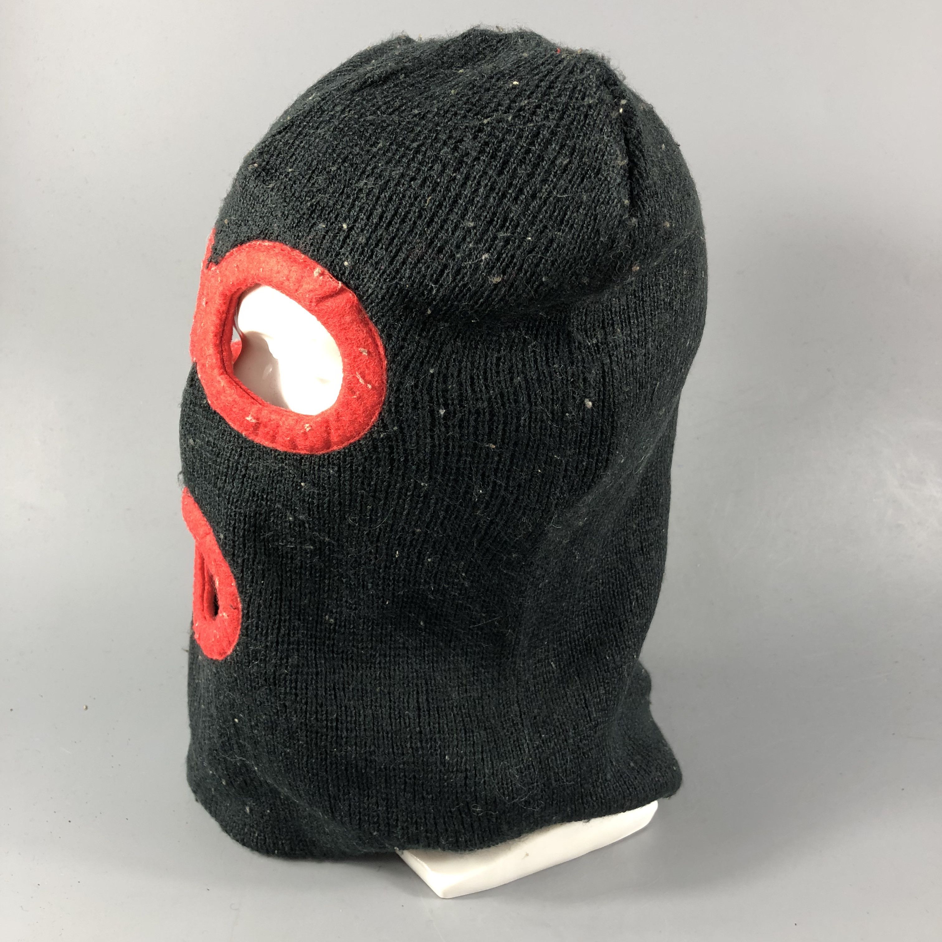 Vintage Black Robbers Balaclava Beanie Snowcap Snow Hat B602 Size ONE SIZE - 2 Thumbnail