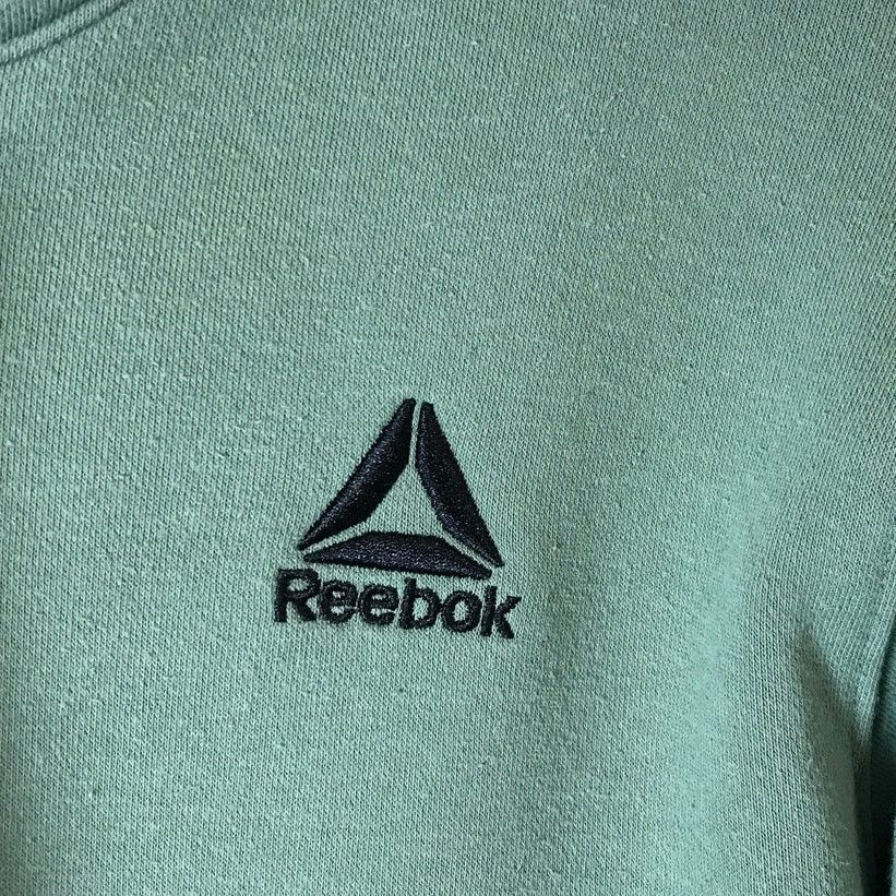 Reebok Reebok Green High Neck Long Sleeve Sweatshirt Hoodie M Size US M / EU 48-50 / 2 - 7 Thumbnail