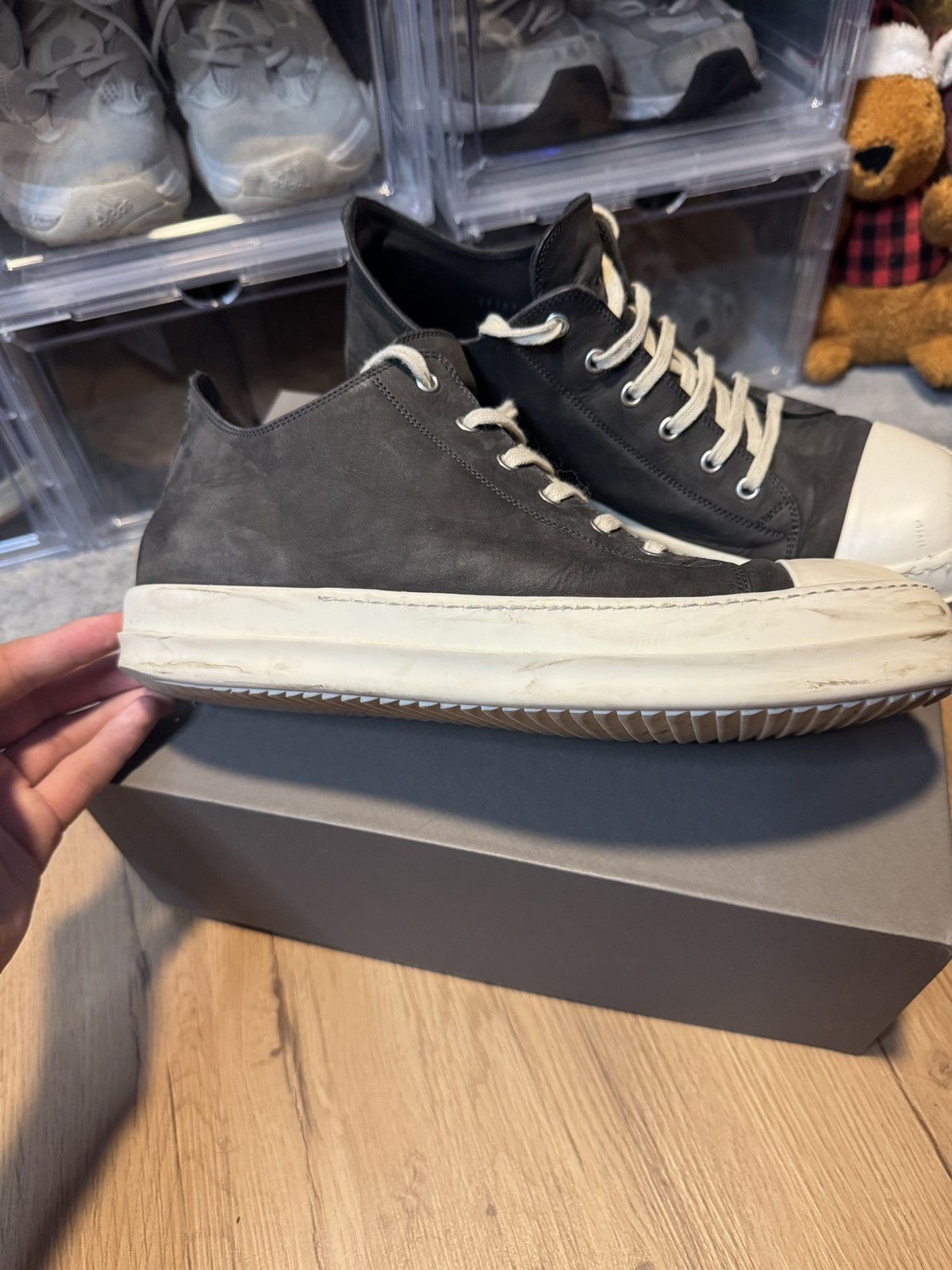 Rick Owens Rick Owens Ramones “Dark Dust” Size US 12 / EU 45 - 2 Thumbnail