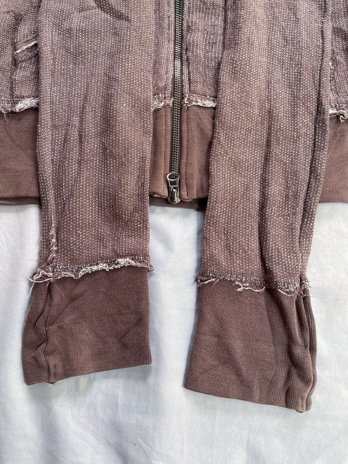 Japanese Brand INFINITY GORPCORE DISTRESSED ZIP HOODIE Size US S / EU 44-46 / 1 - 12 Thumbnail