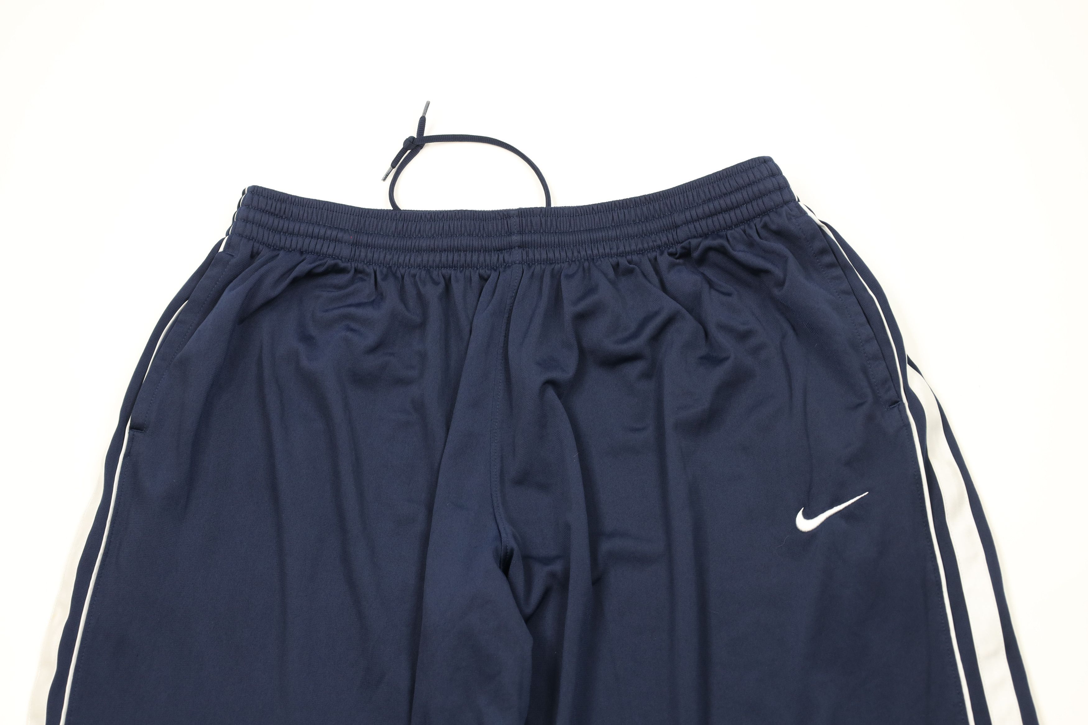 Nike Vintage Y2K Nike Scott Mini Swoosh Wide Leg Pants Navy Blue Size US 40 / EU 56 - 2 Thumbnail