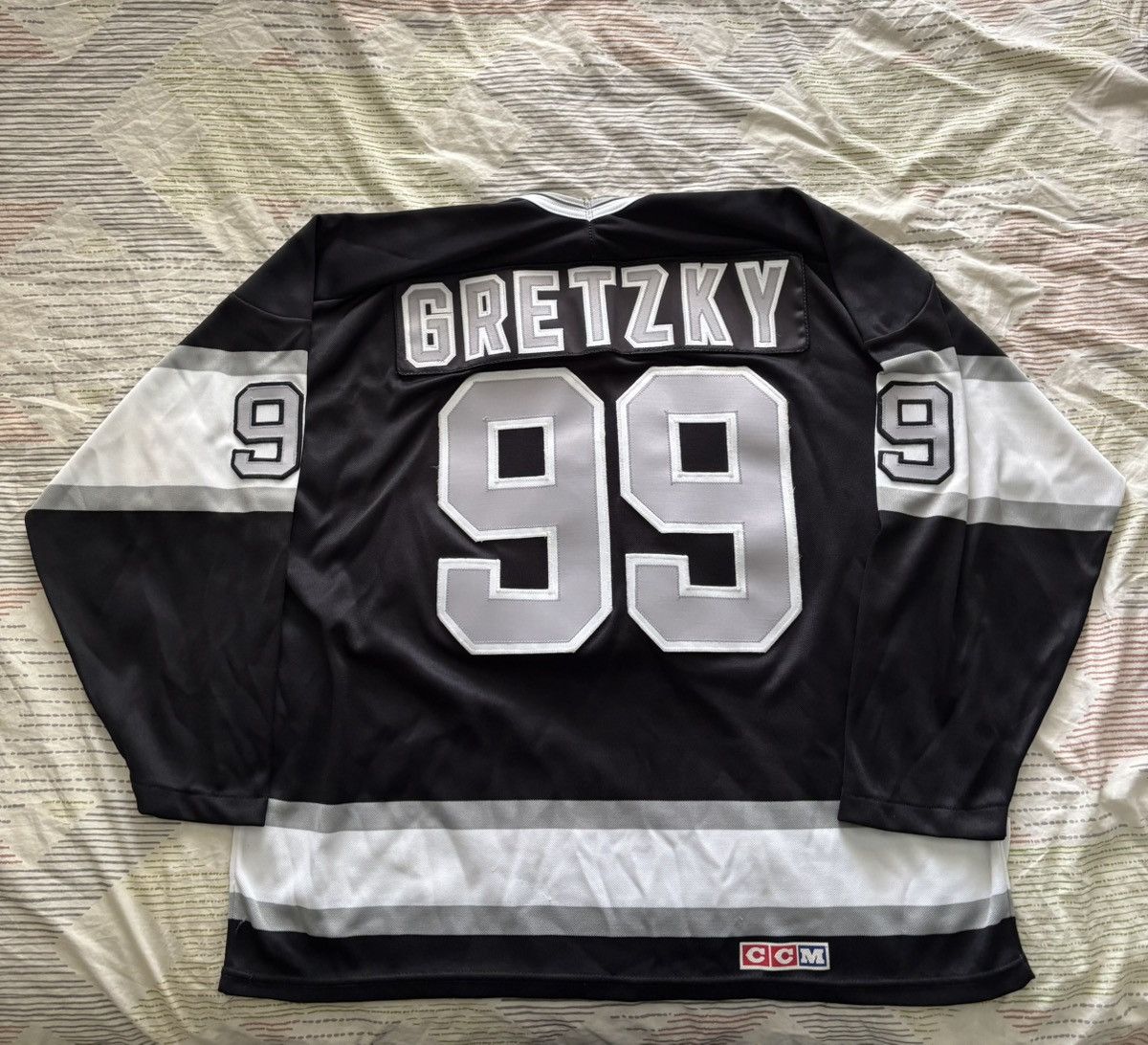 Ccm × Vintage Vintage CCM Wayne Gretzky Los Angeles Kings Jersey XL Size US XL / EU 56 / 4 - 1 Thumbnail