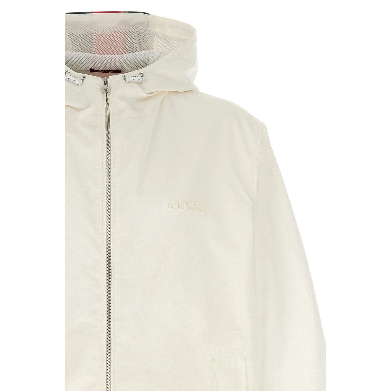 Gucci GUCCI Web White Water Repellent Jacket New & Authentic (Men' Size US L / EU 52-54 / 3 - 3 Thumbnail