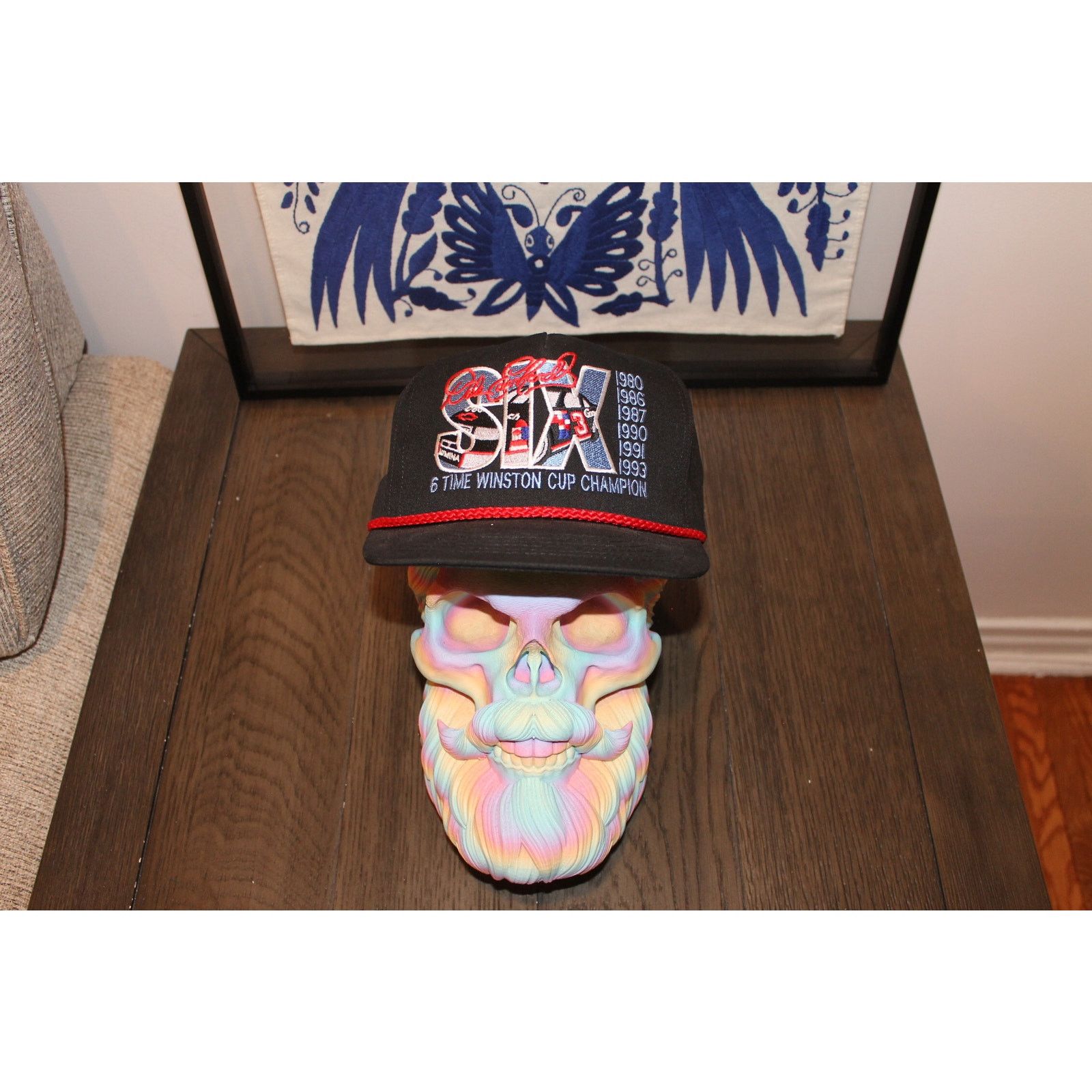 NASCAR Nascar Dale Earnhardt Six Time Champion #3 Vintage Snapback Size ONE SIZE - 2 Thumbnail