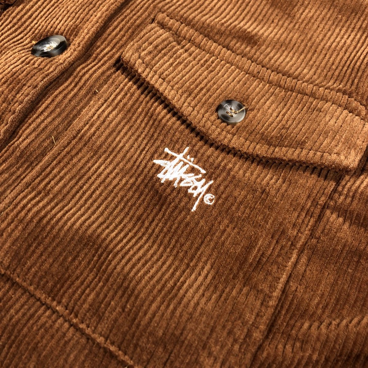 Stussy × Vintage (8) Stussy Parka Rust Corduroy Coats Size M / US 6-8 / IT 42-44 - 3 Thumbnail