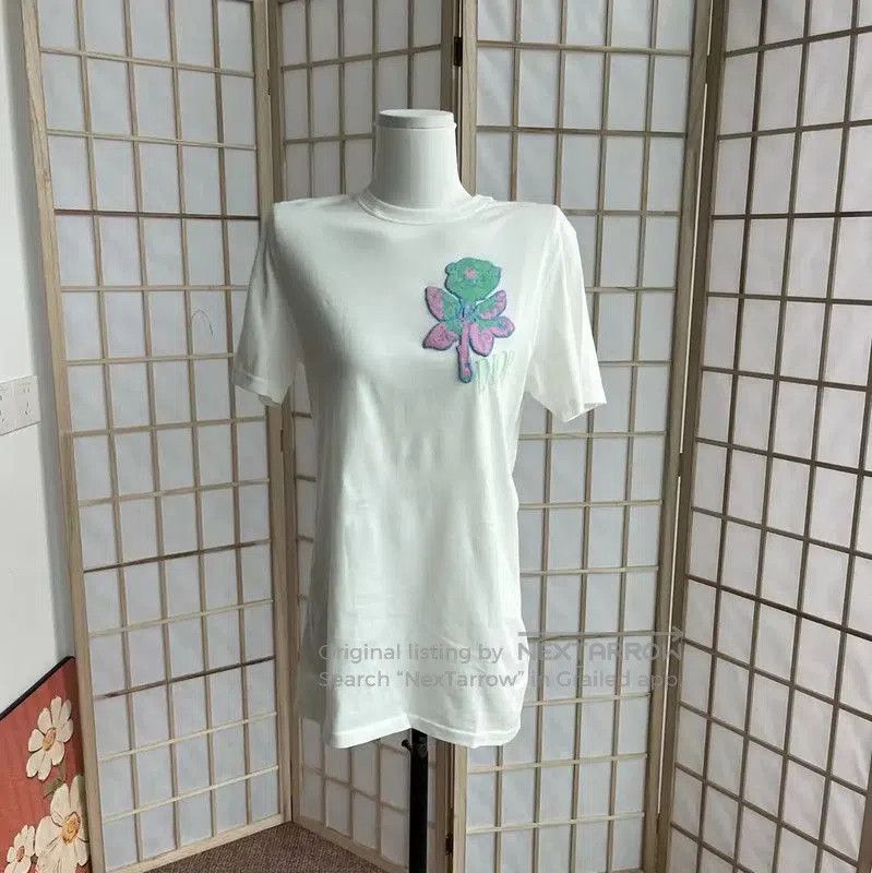 Dior Dior White Cotton T. Size XS / US 0-2 / IT 36-38 - 1 Thumbnail