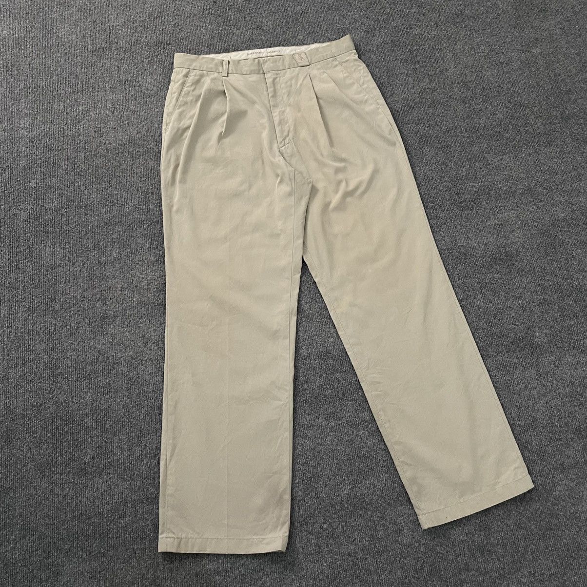 Yves Saint Laurent Yves Saint Laurent Pleated Trouser Workwear Pants Size US 32 / EU 48 - 2 Thumbnail
