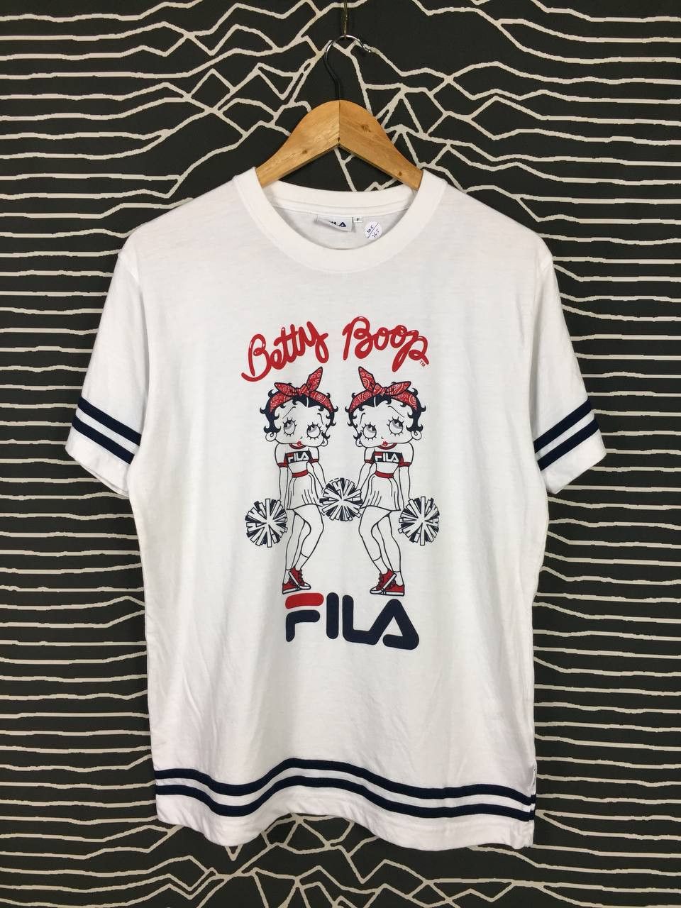 Anime × Fila × Vintage Fila X Betty Boop Cartoon Pop Culture Art Tee Size US M / EU 48-50 / 2 - 2 Thumbnail
