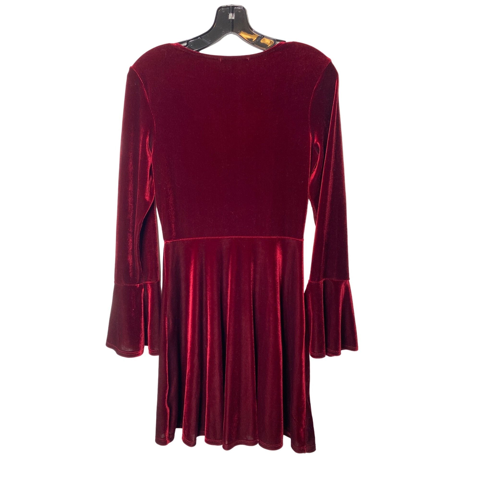 Anthropologie ANTHROPOLOGIE WILLOW & CLAY WOMEN'S GARNET VELVET DRESS SZ S Size S / US 4 / IT 40 - 3 Thumbnail