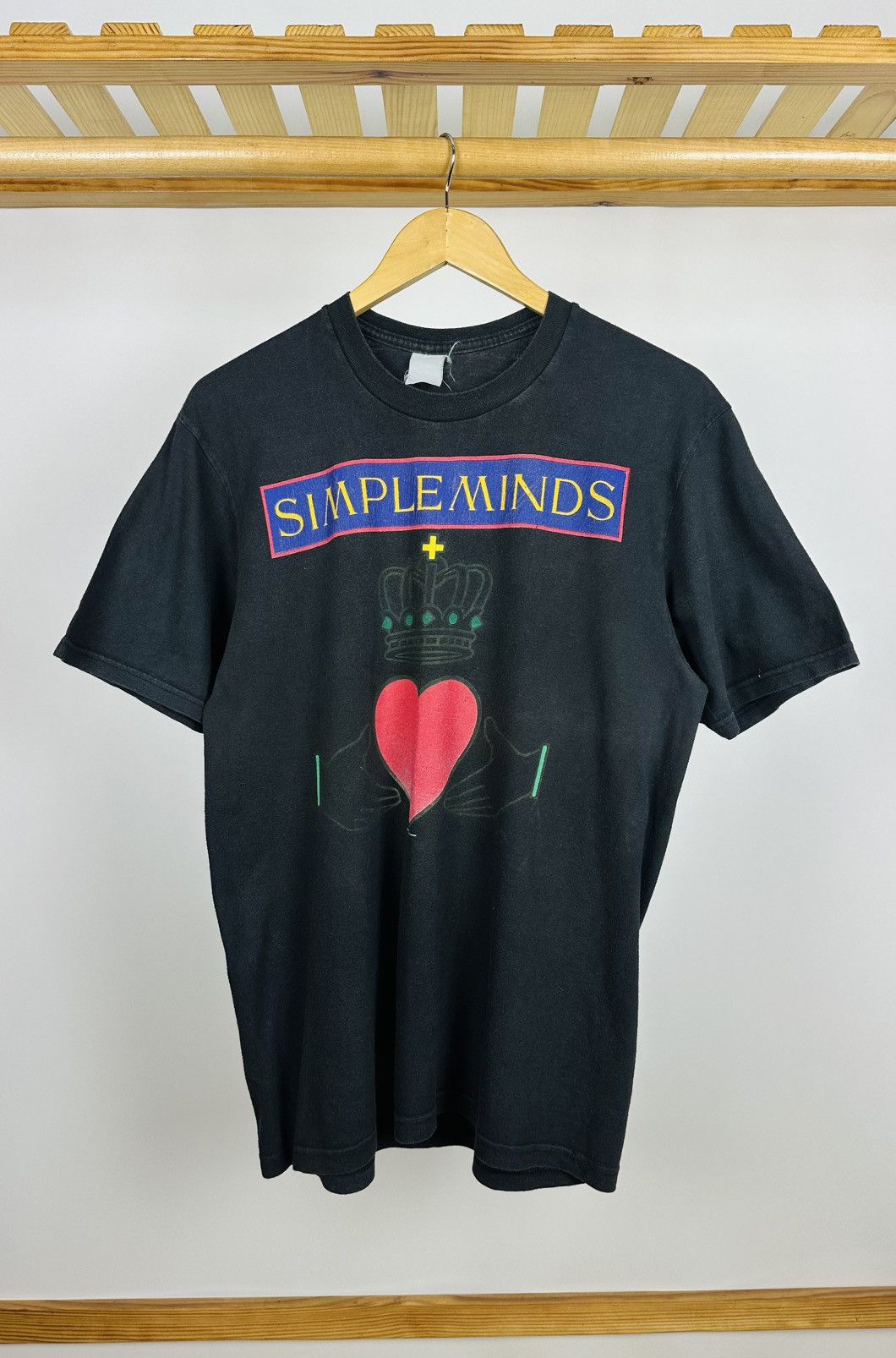 Band Tees × Vintage Vintage Simple Minds European Tour 1989 Rock Band T-Shirt Size US M / EU 48-50 / 2 - 1 Thumbnail