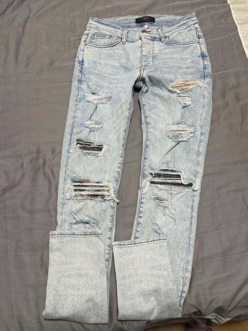 Amiri Amiri Rainbow patchwork jeans 2501-Nextarrow Size US 30 / EU 46 - 1 Thumbnail