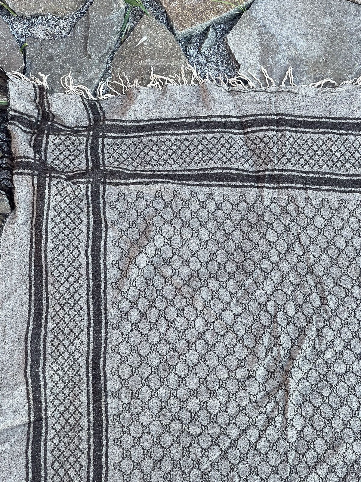 Gucci Gucci wool and Silk scarf gg monogram Size ONE SIZE - 9 Thumbnail